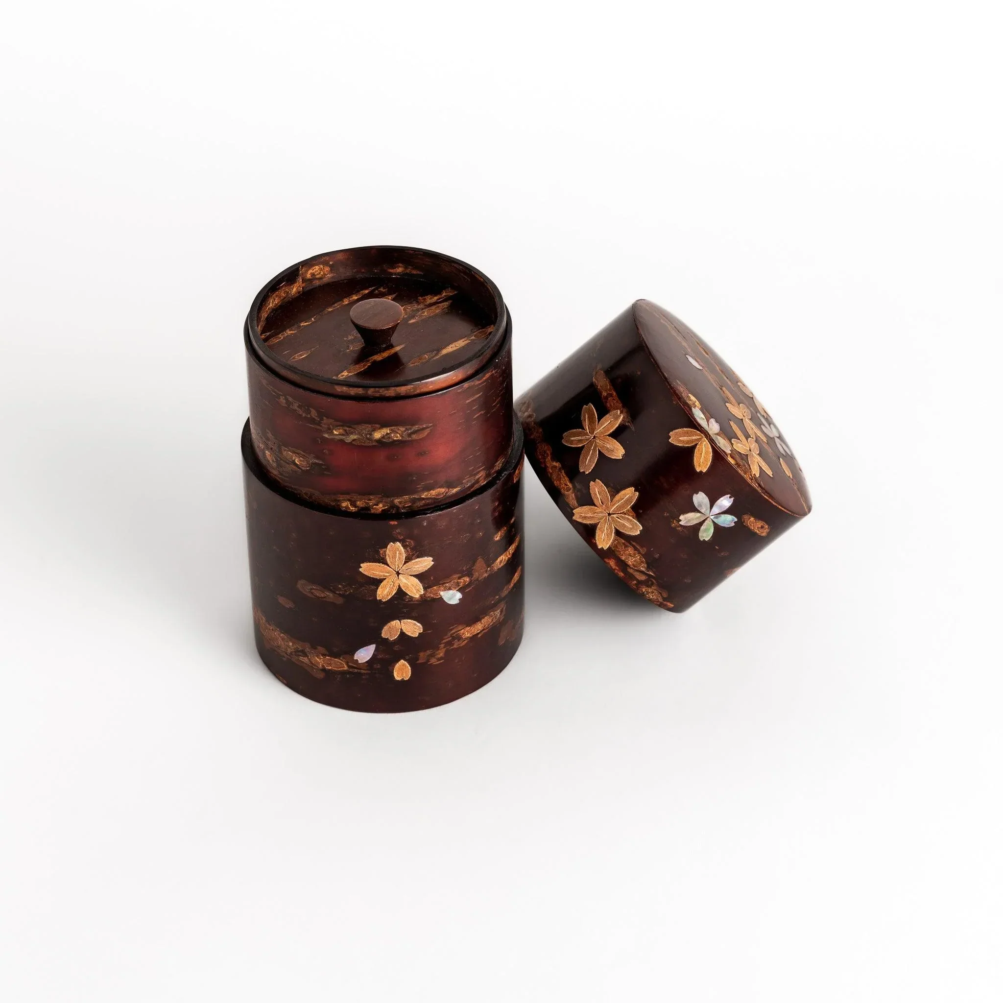 Artisan Pearl Sakura Cherry Bark Tea Caddy - Image 3