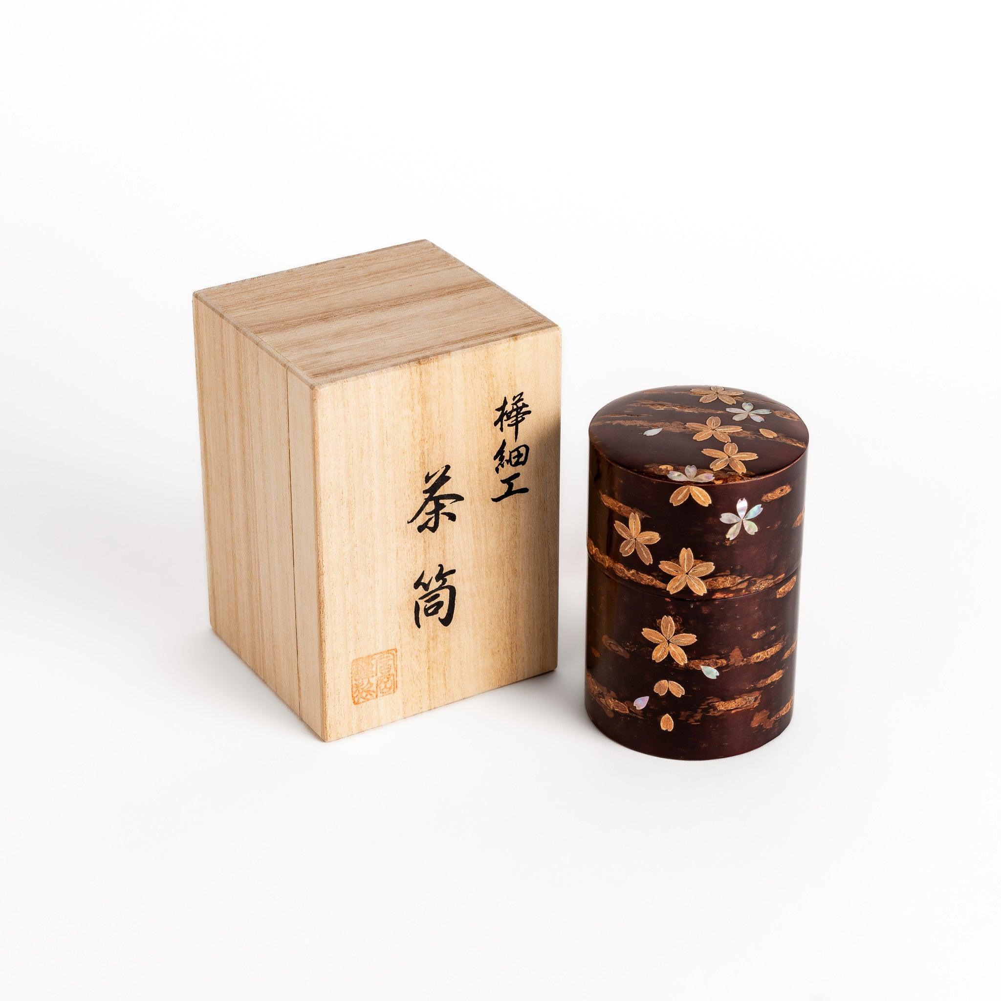 Artisan Pearl Sakura Cherry Bark Tea Caddy - Image 7