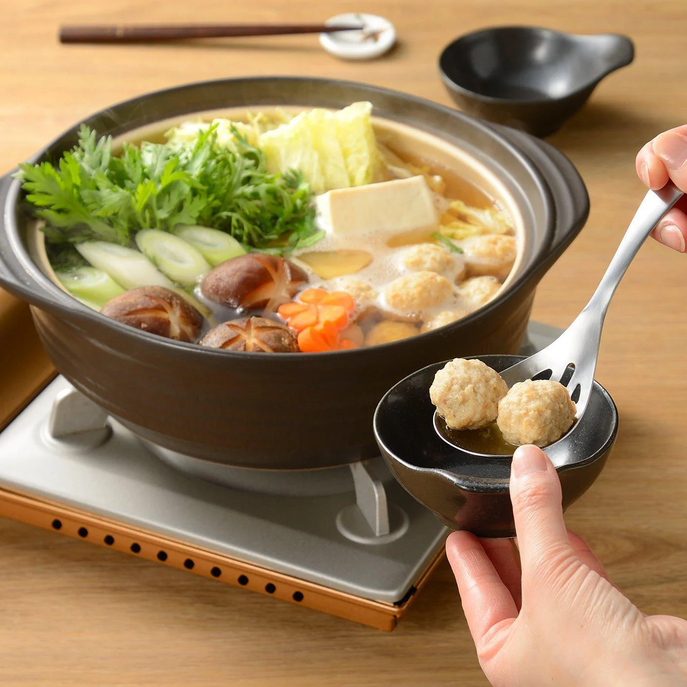 AUX Japanese Mini Draining Ladle - Image 3