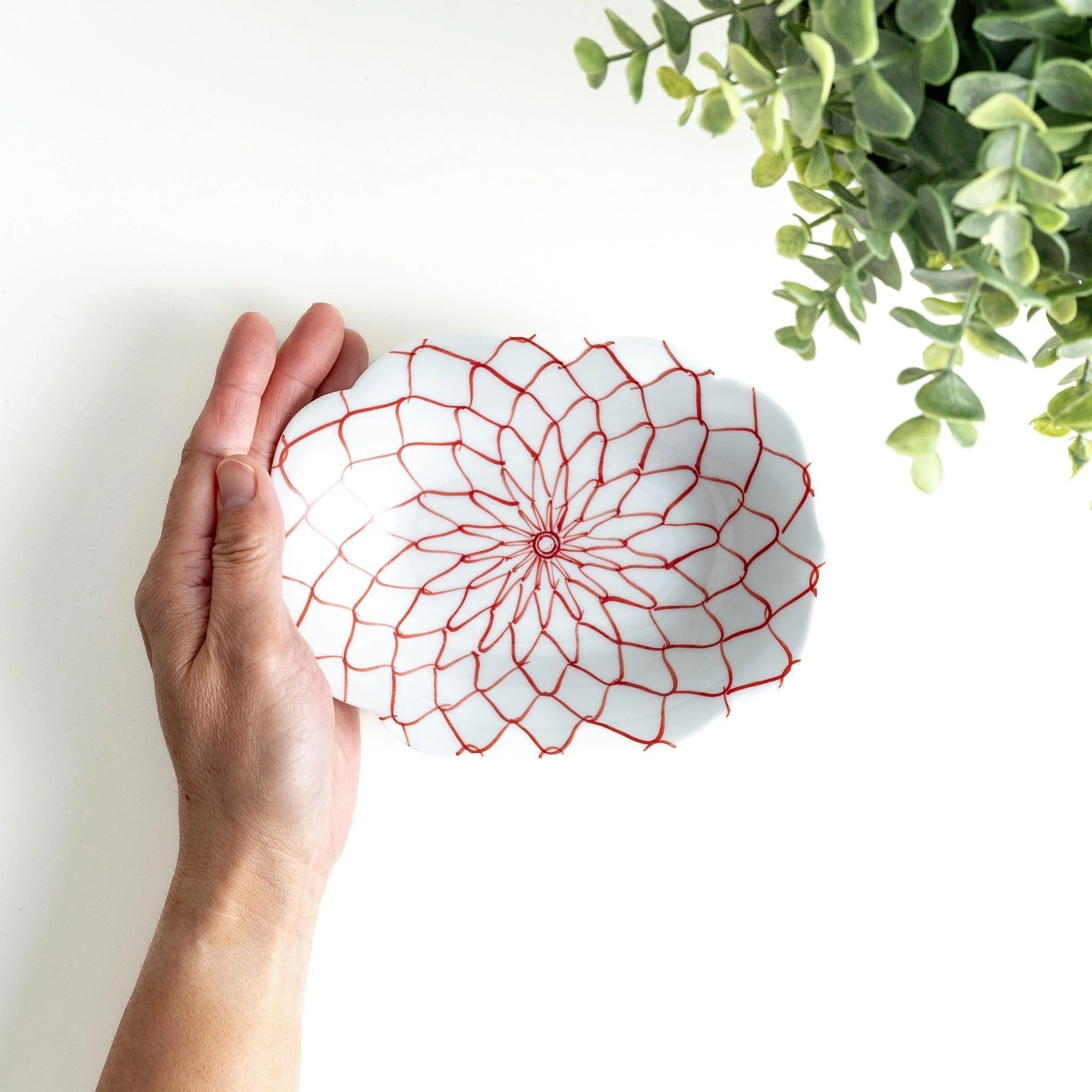 Bellflower Mesh Dessert Plate - Image 9