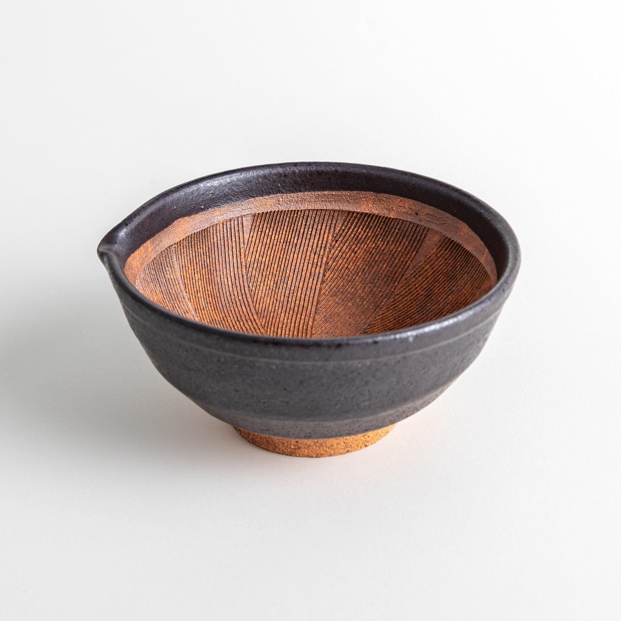 Black Crystal Mortar and Hinoki Wood Pestle Set - Image 8