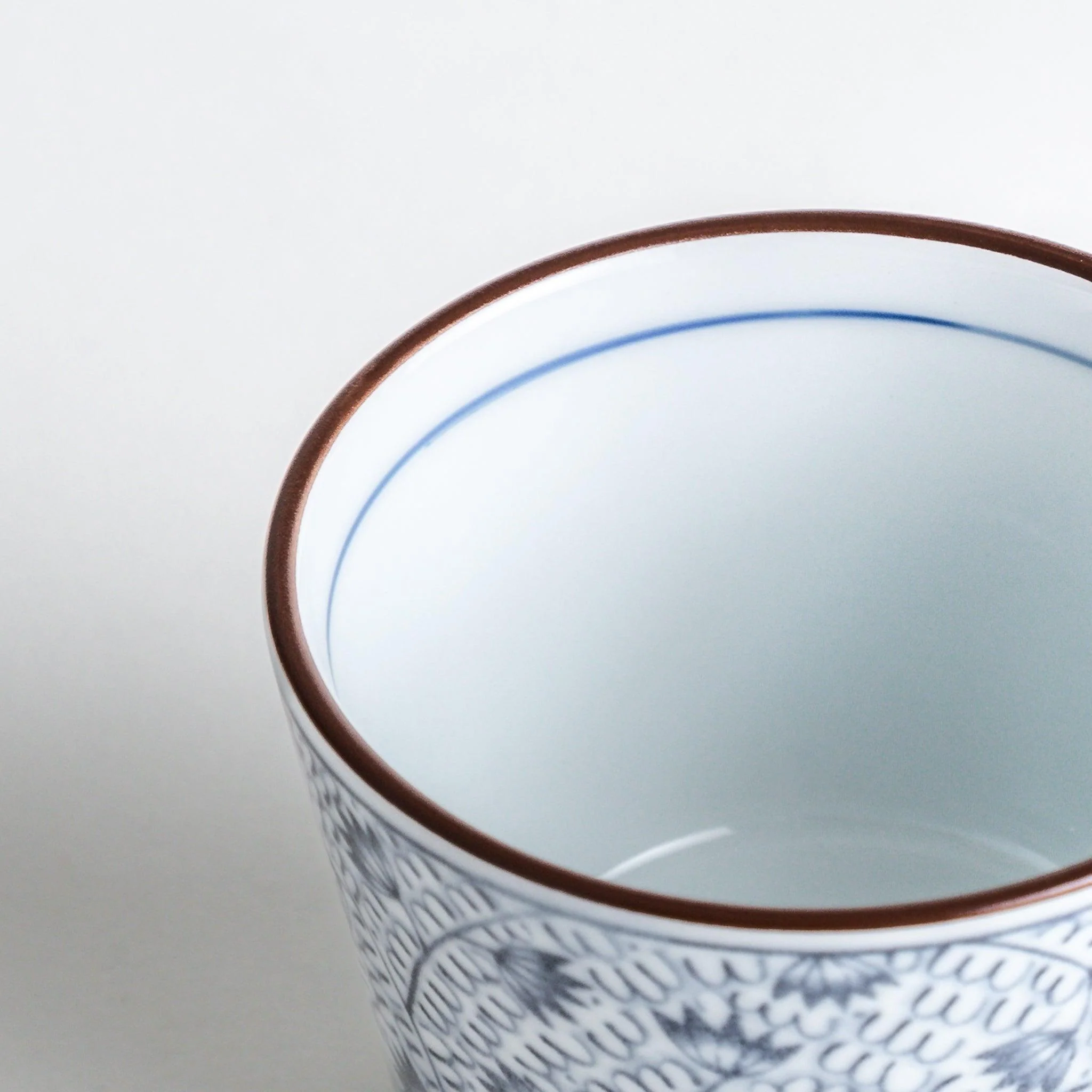 Blue Arabesque Condiment Bowl - Image 3
