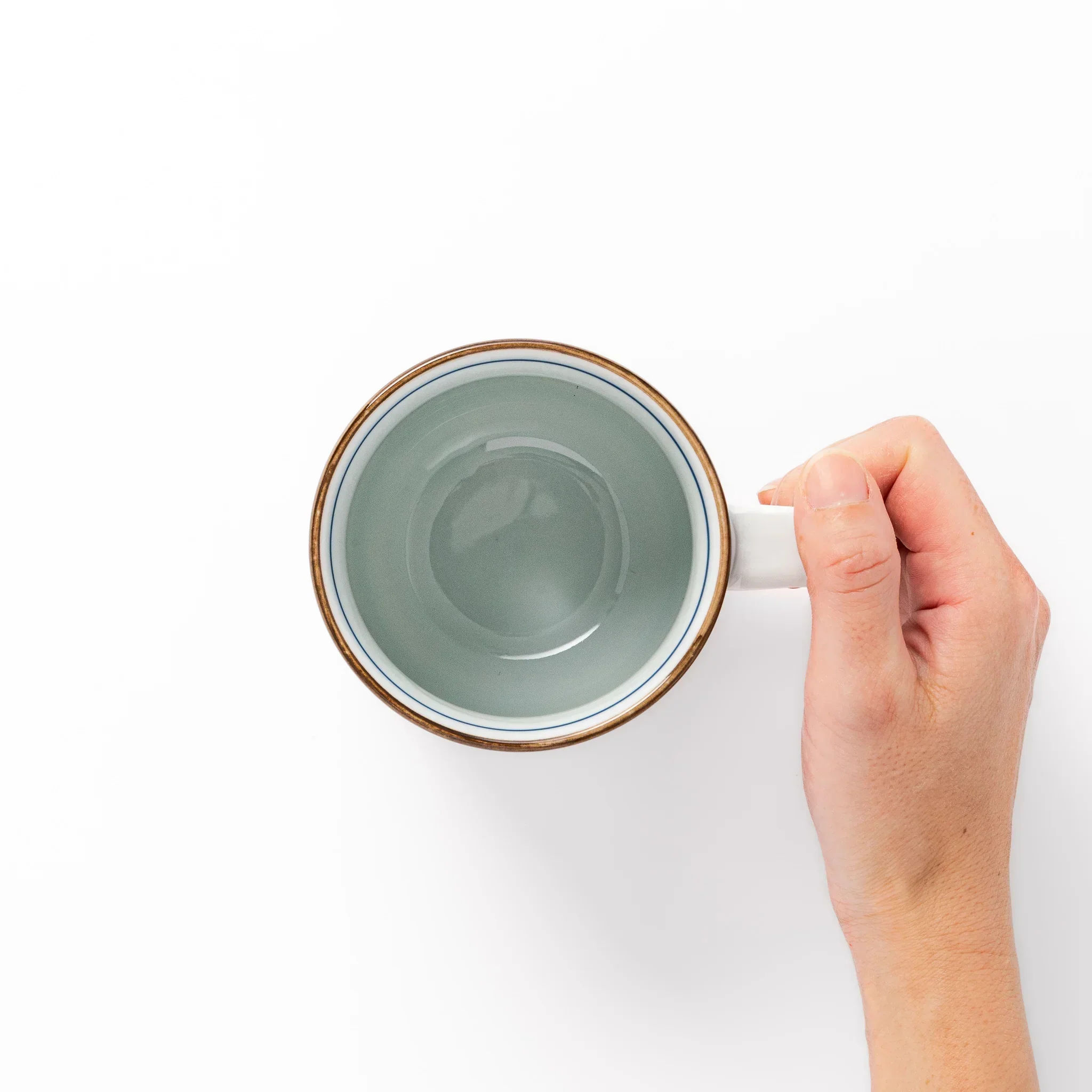 Blue Hokusai Wave Mug Cup - Image 3