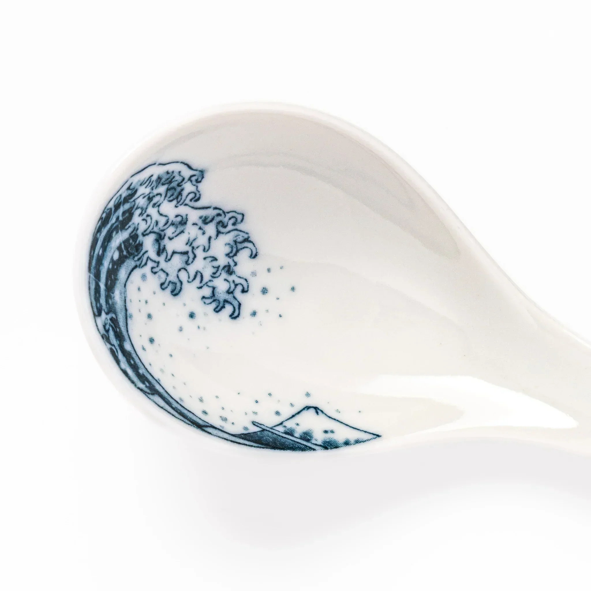 Blue Hokusai Wave Ramen Spoon - Image 4