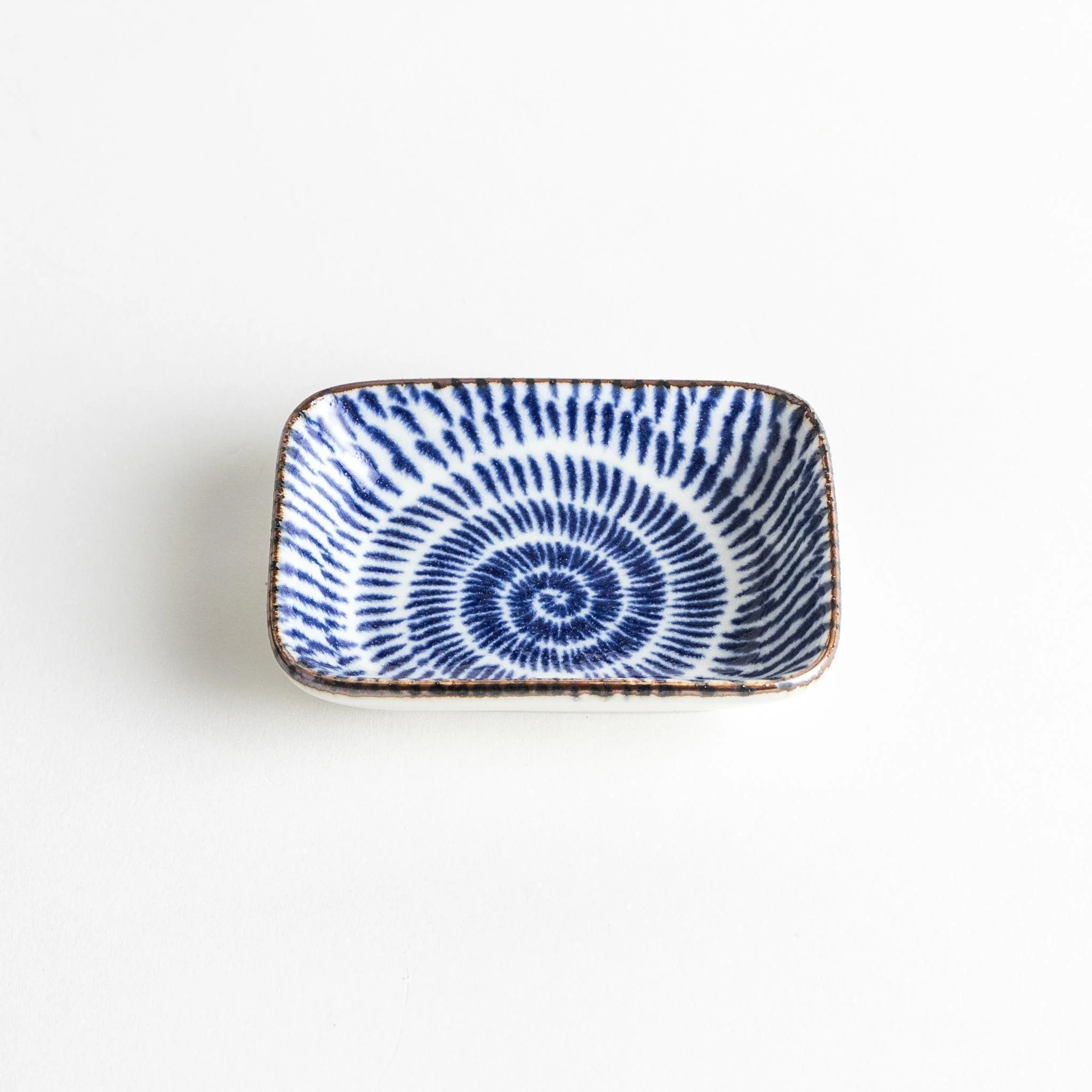 Blue Willow Rectangular Sauce Dish - Image 3