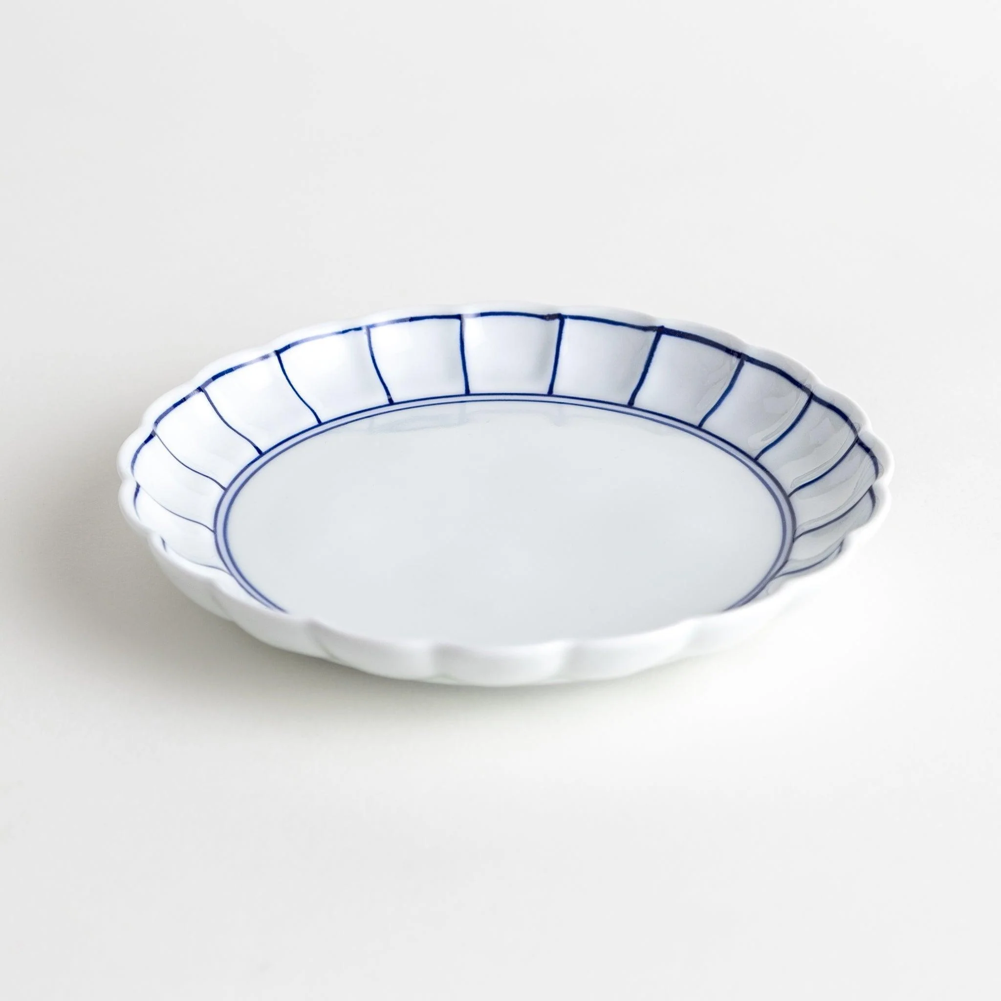 Scalloped Edge Dessert Plate - Image 3