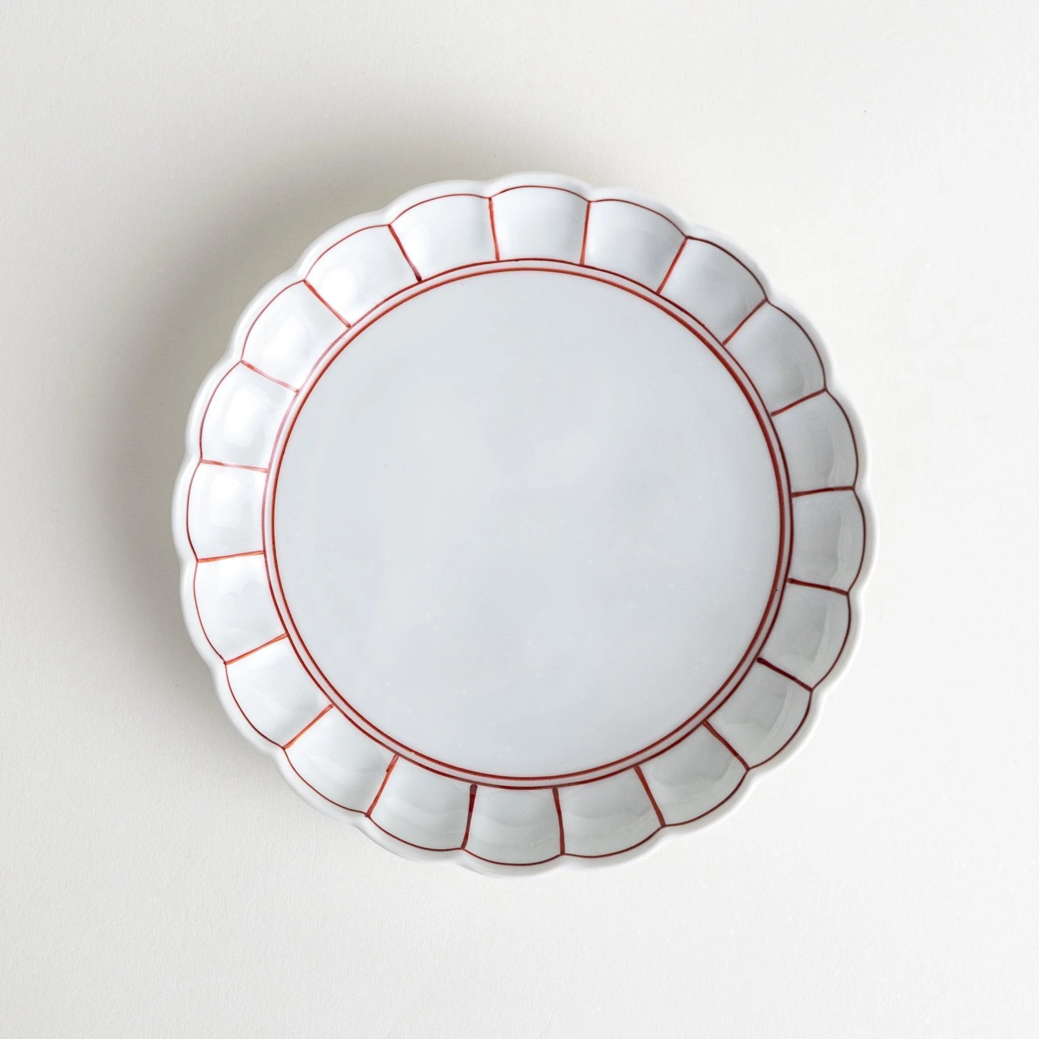 Scalloped Edge Dessert Plate - Image 8