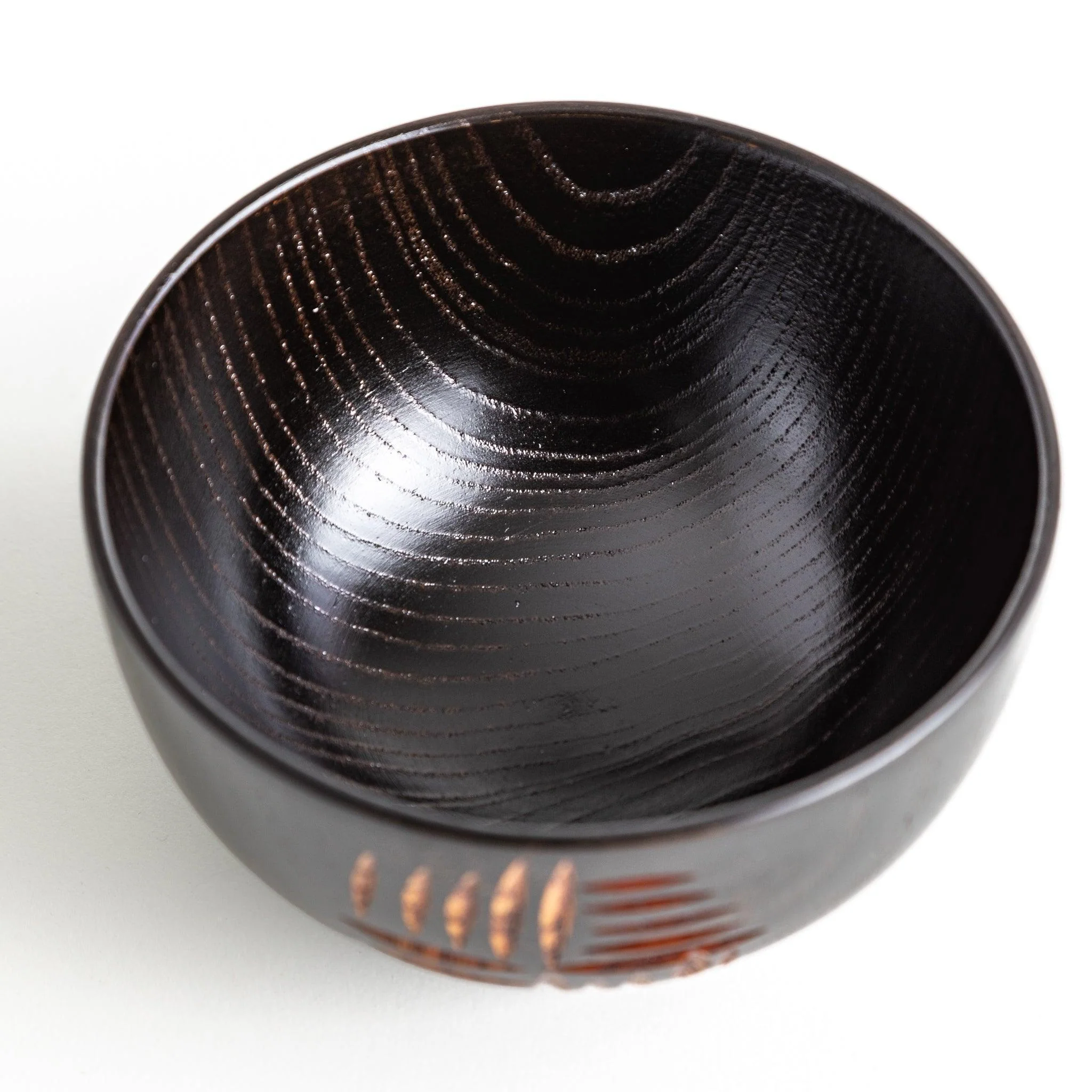 Carved Pinwheel Miso Soup Bowl - Image 10