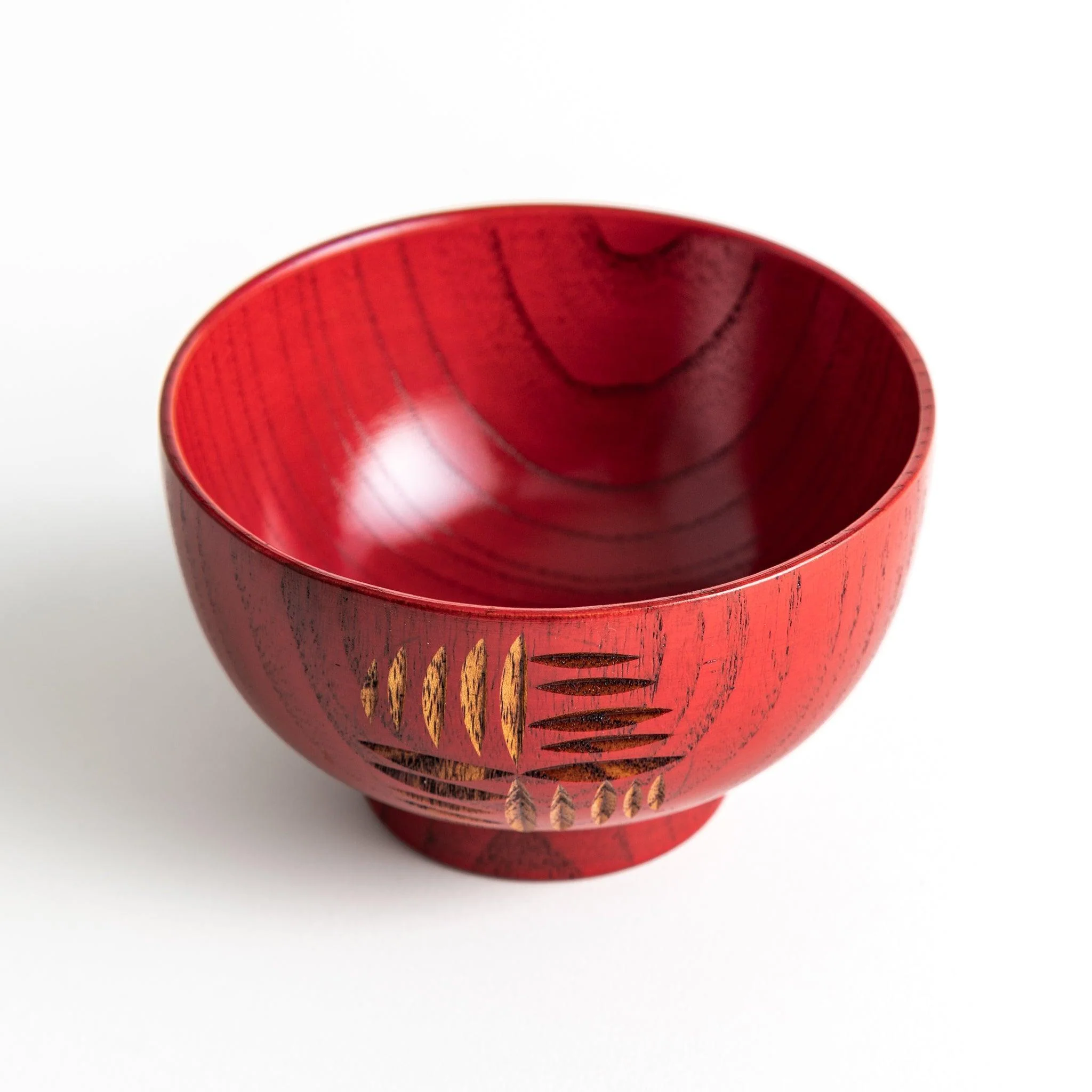 Carved Pinwheel Miso Soup Bowl - Image 3