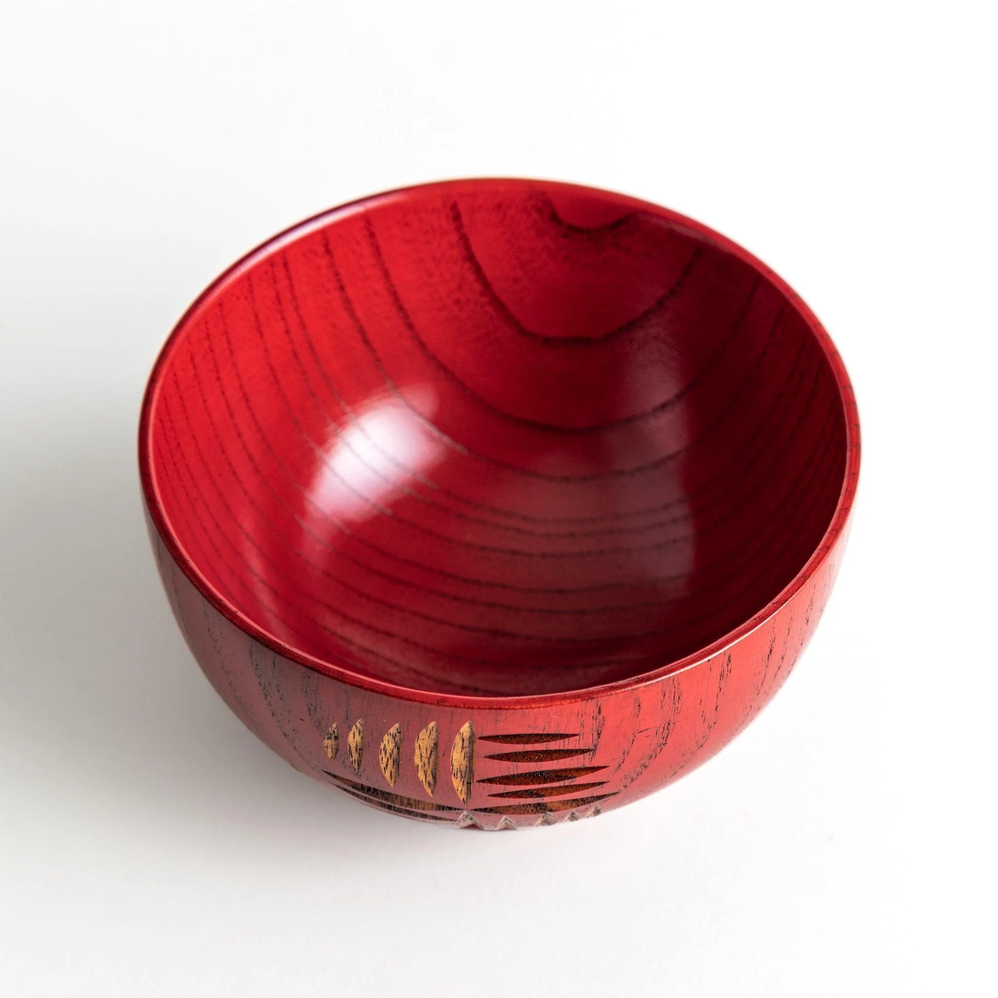 Carved Pinwheel Miso Soup Bowl - Image 4