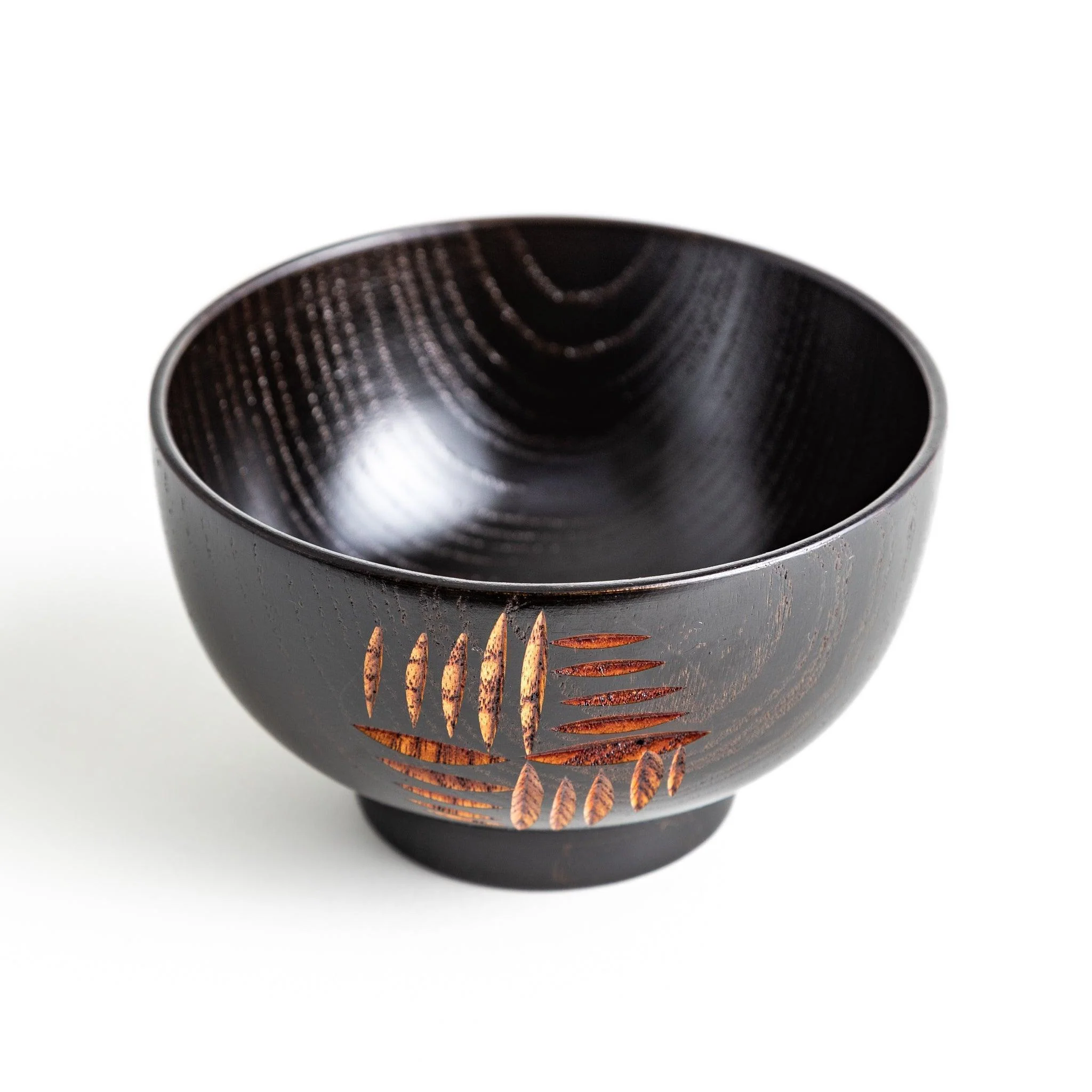 Carved Pinwheel Miso Soup Bowl - Image 9