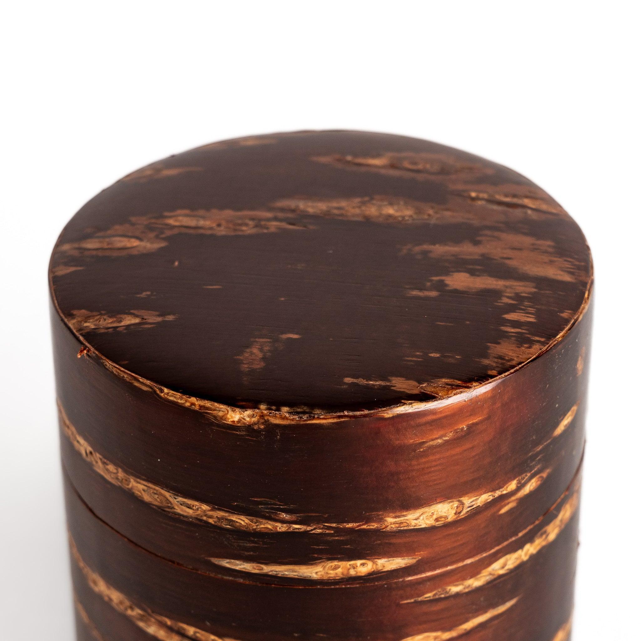 Cherry Bark Tea Caddy and Scoop Set - Image 6