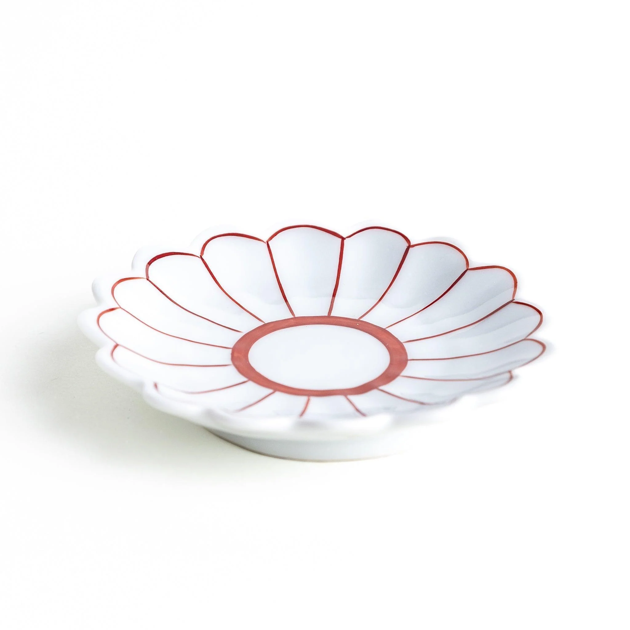 Chrysanthemum Pattern Sauce Dish - Image 3