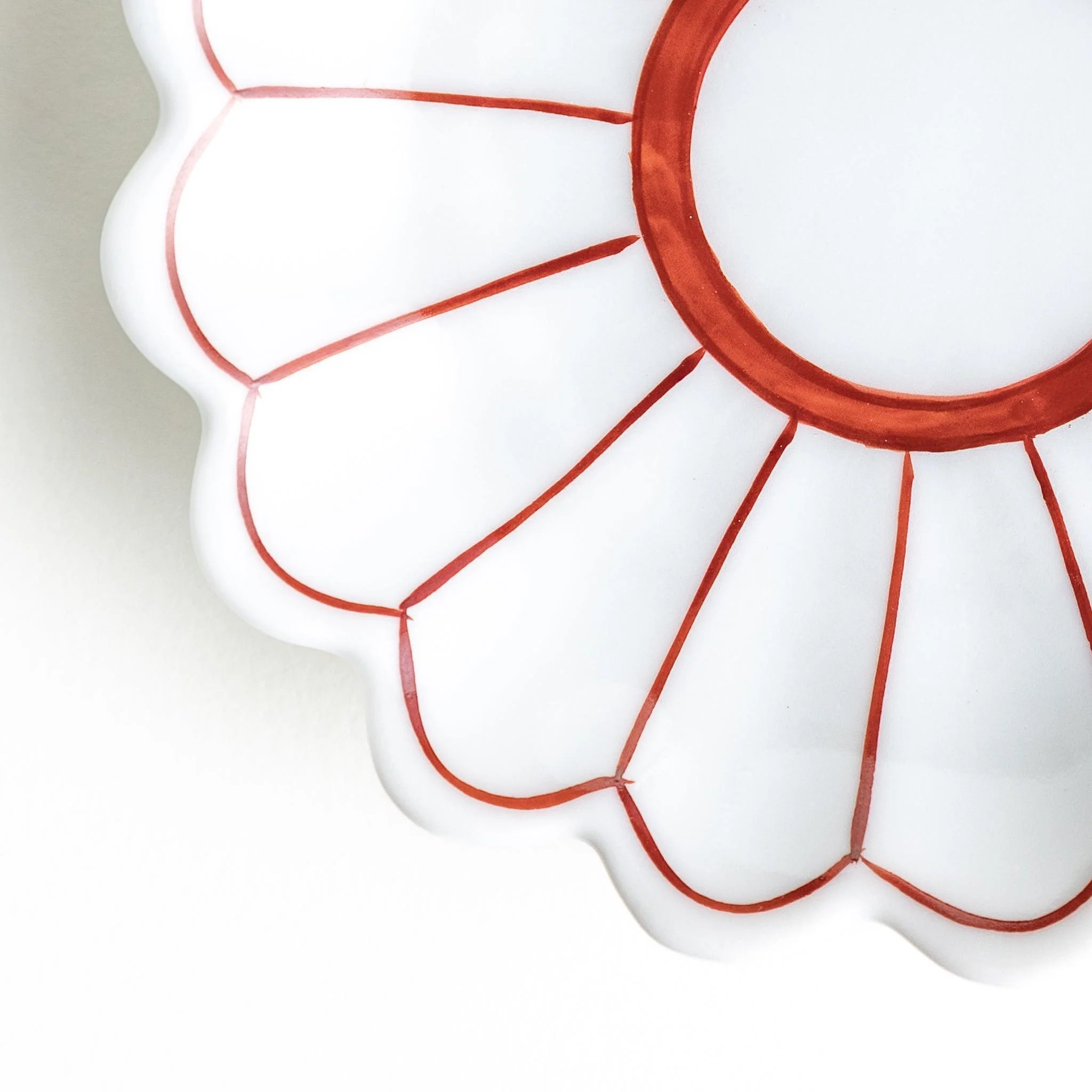Chrysanthemum Pattern Sauce Dish - Image 5