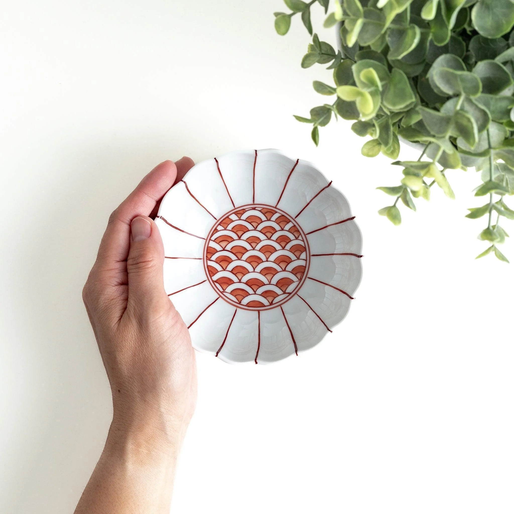 Chrysanthemum Wave Dessert Bowl - Image 3