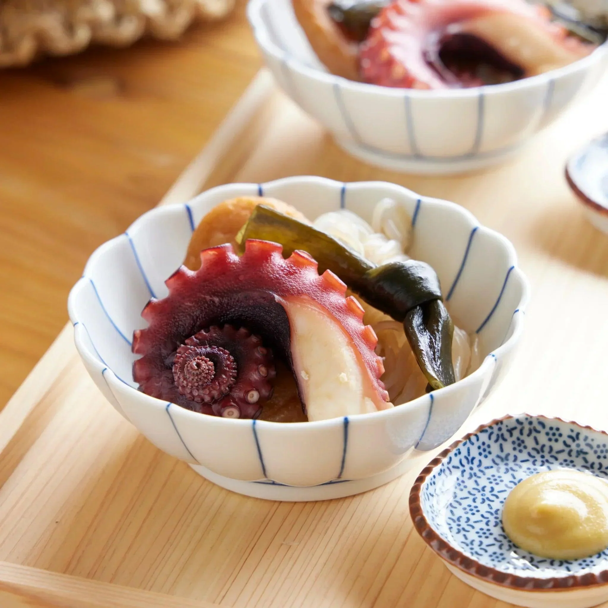 Chrysanthemum Wave Dessert Bowl - Image 9