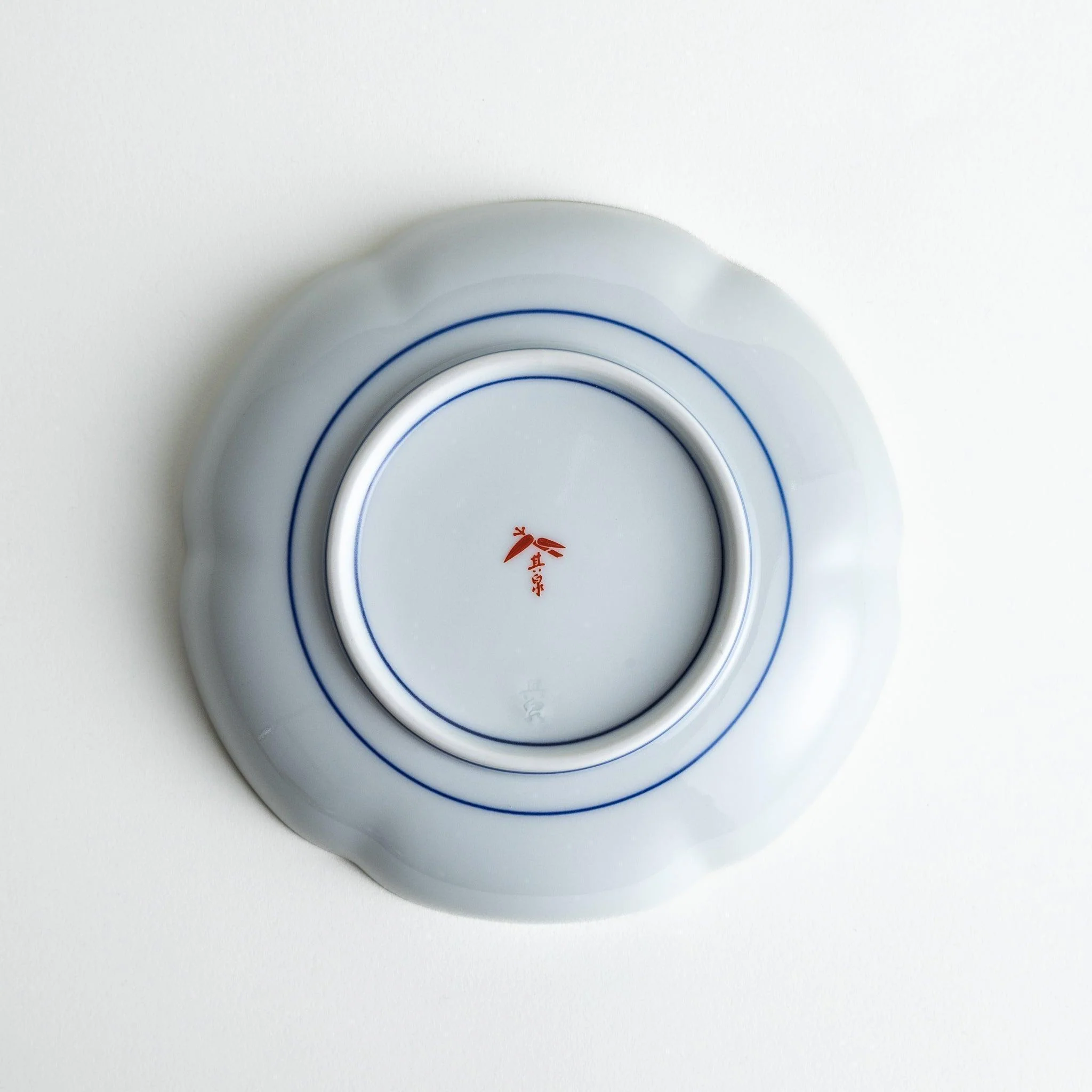 Crimson Floral Dessert Plate - Image 8