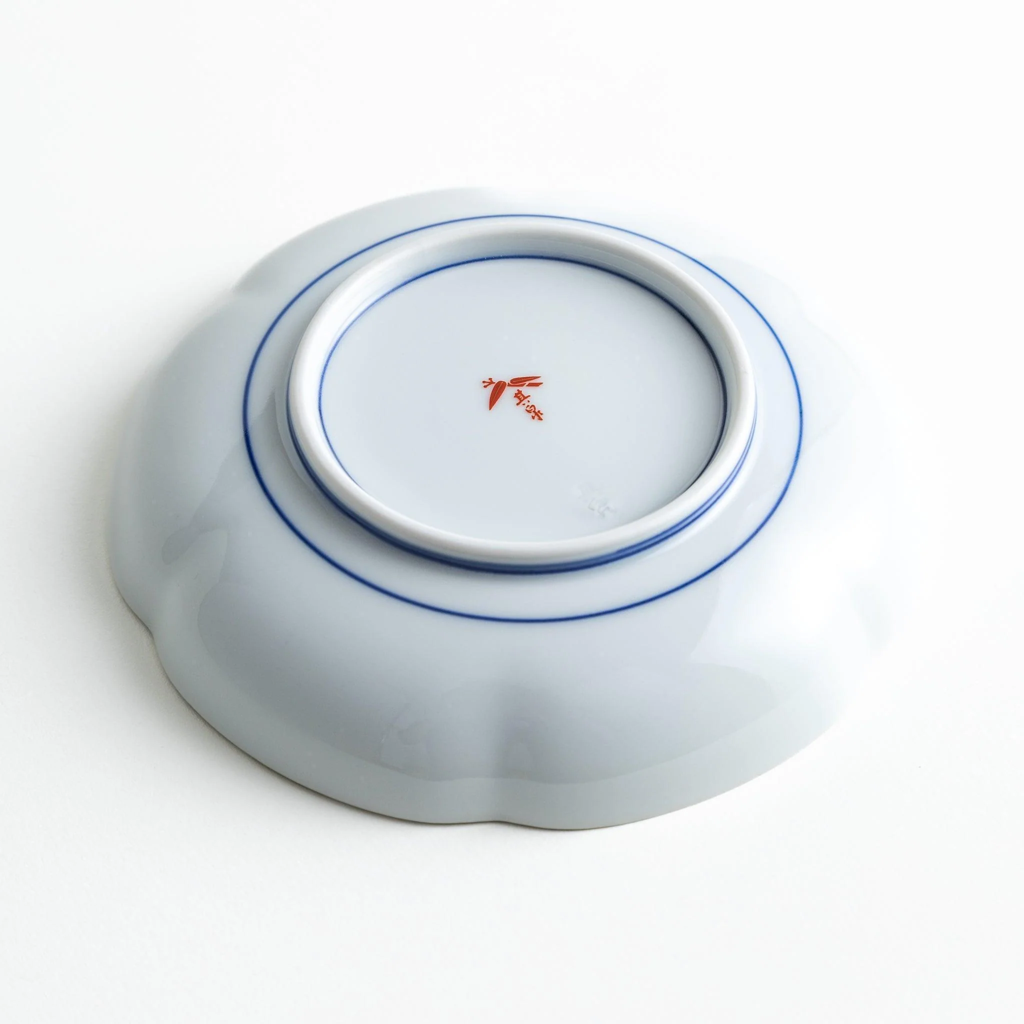 Crimson Floral Dessert Plate - Image 9