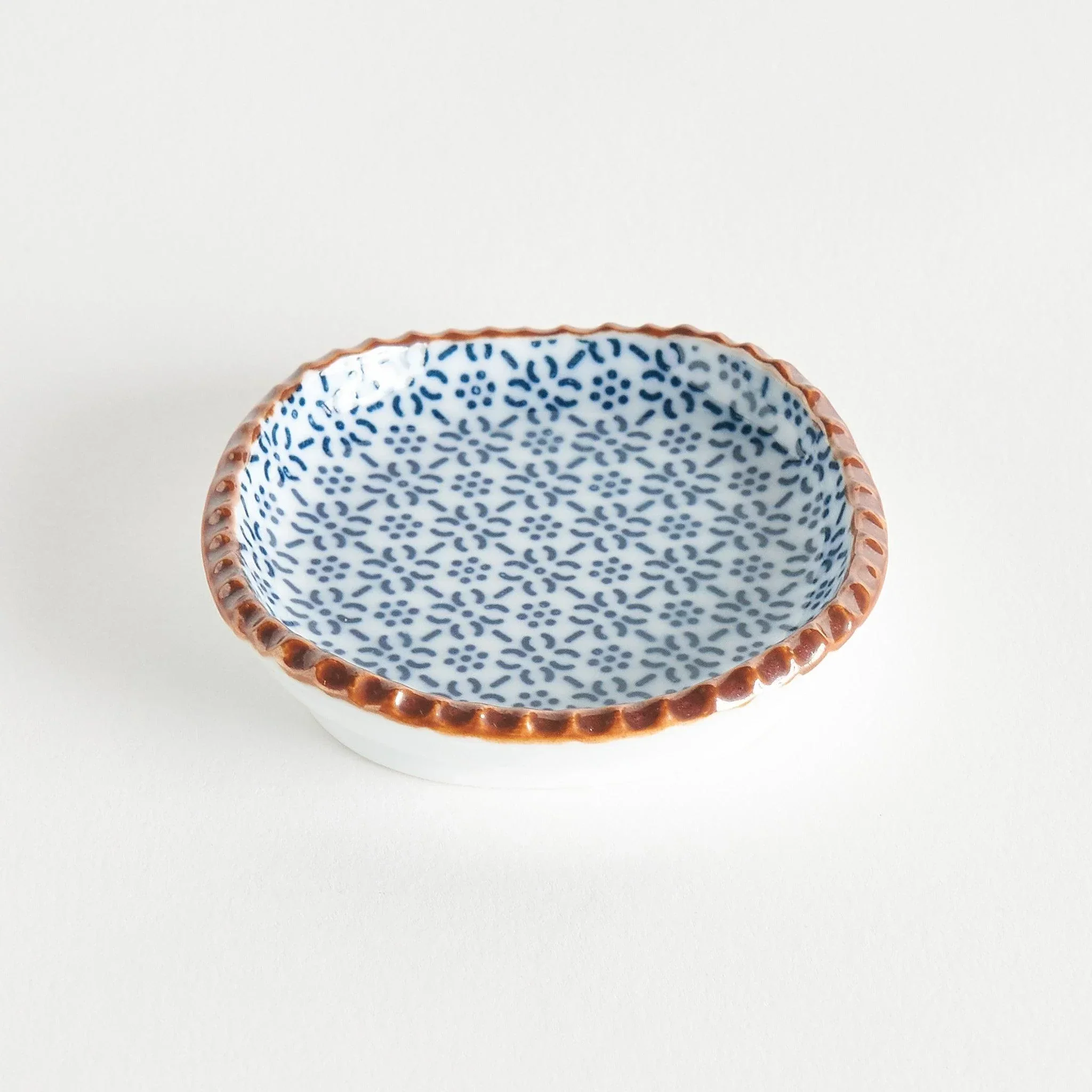 Dark Blue Sesame Square Sauce Dish - Image 4