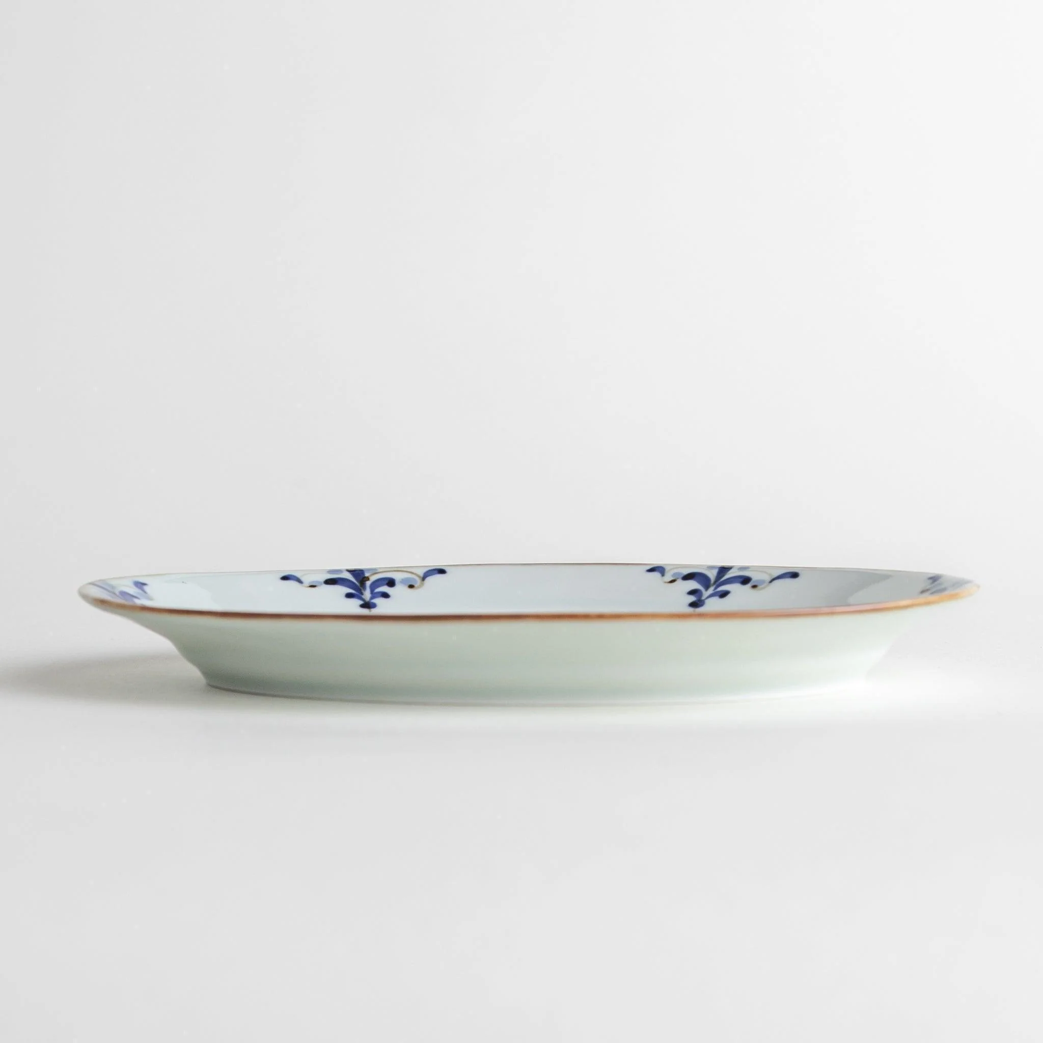 Floral Leaves Oval Salad Plate - Image 5