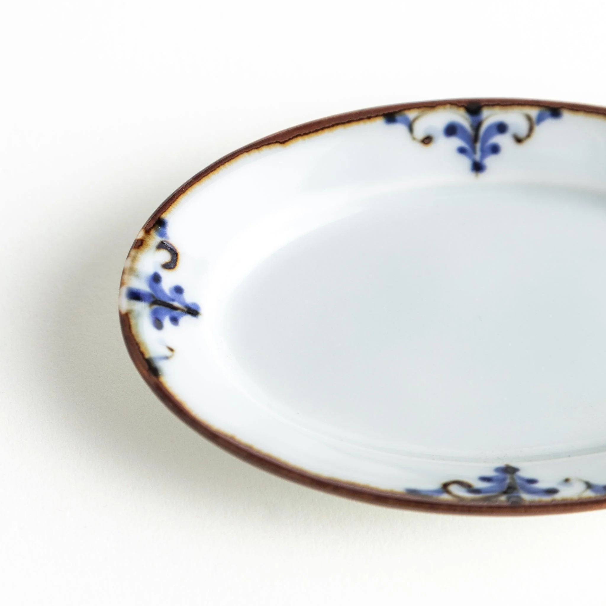 Floral Leaves Oval Sauce Dish - Image 6