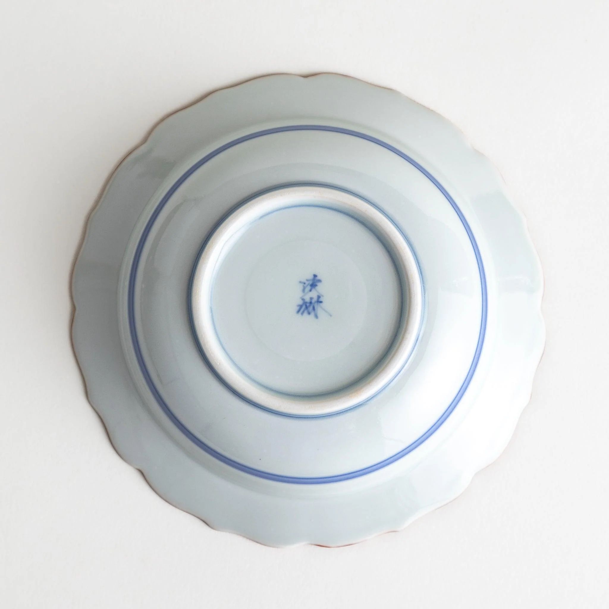 Floral Scalloped Rim Cereal Bowl - Image 6