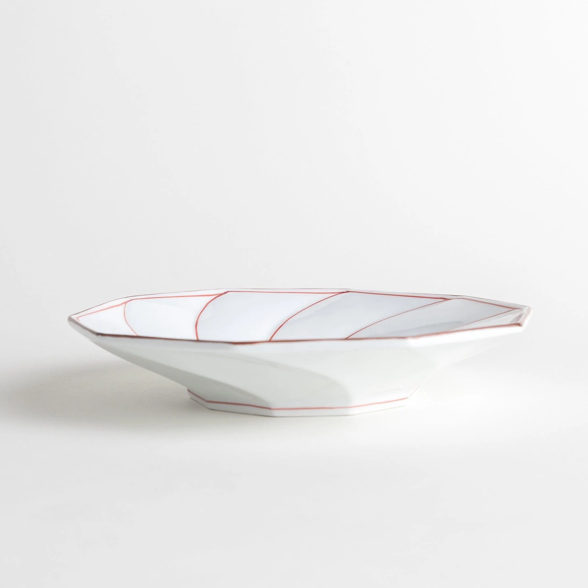 Geometric Blossom Rimmed Luncheon Plate - Image 10