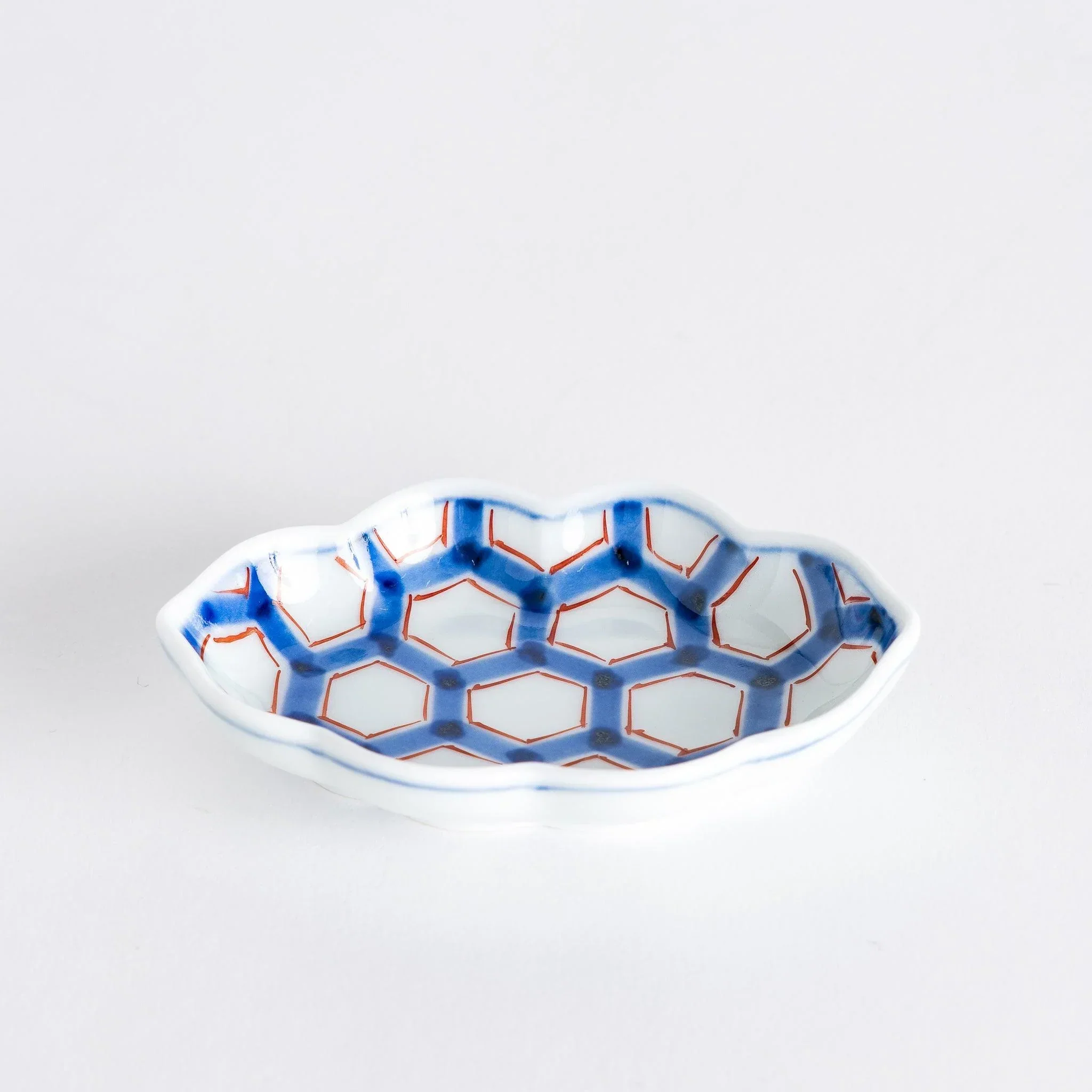 Geometric Tortoise Shell Mini Sauce Dish - Image 3
