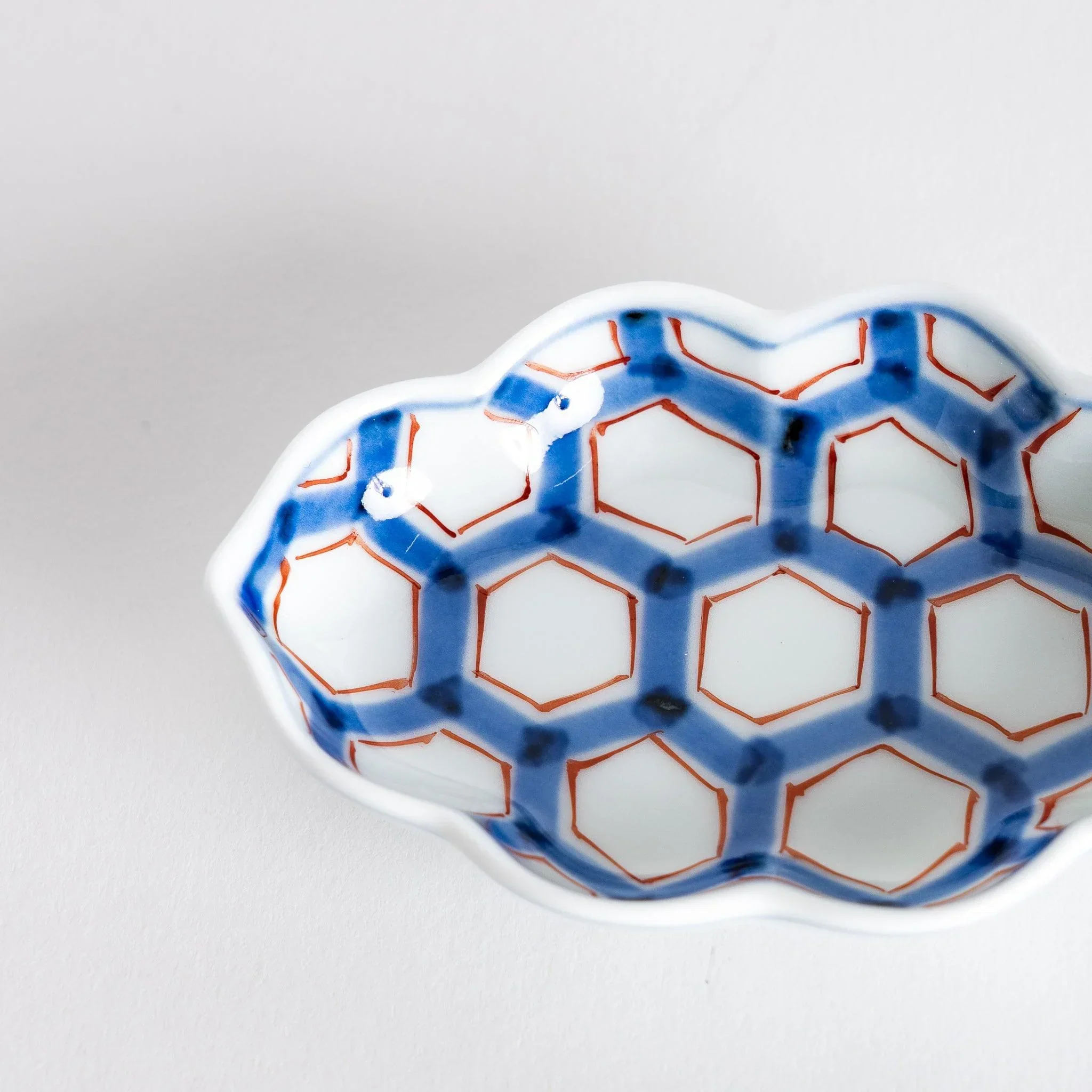 Geometric Tortoise Shell Mini Sauce Dish - Image 5