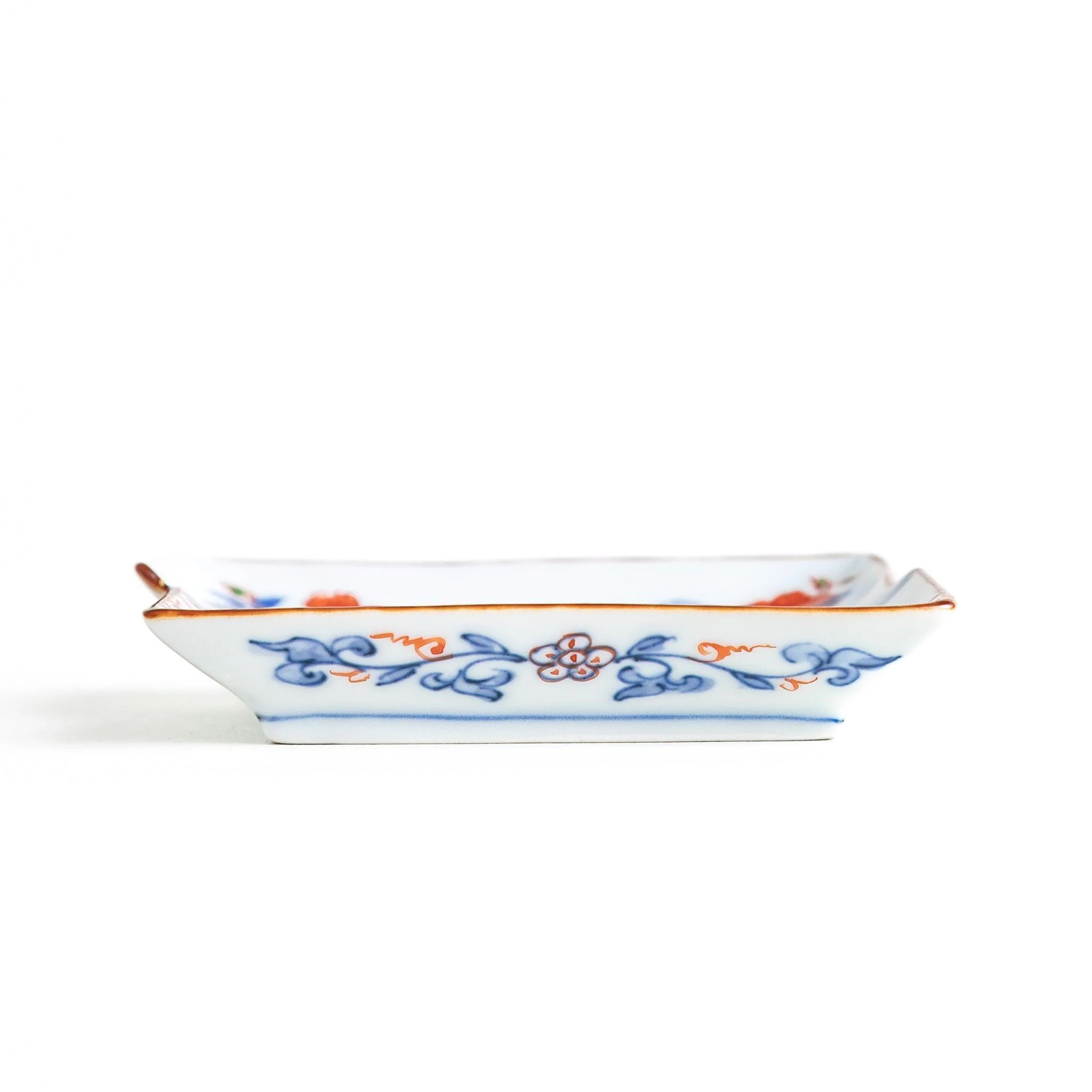 Gold Bird Lattice Rectangular Sauce Dish - Image 5