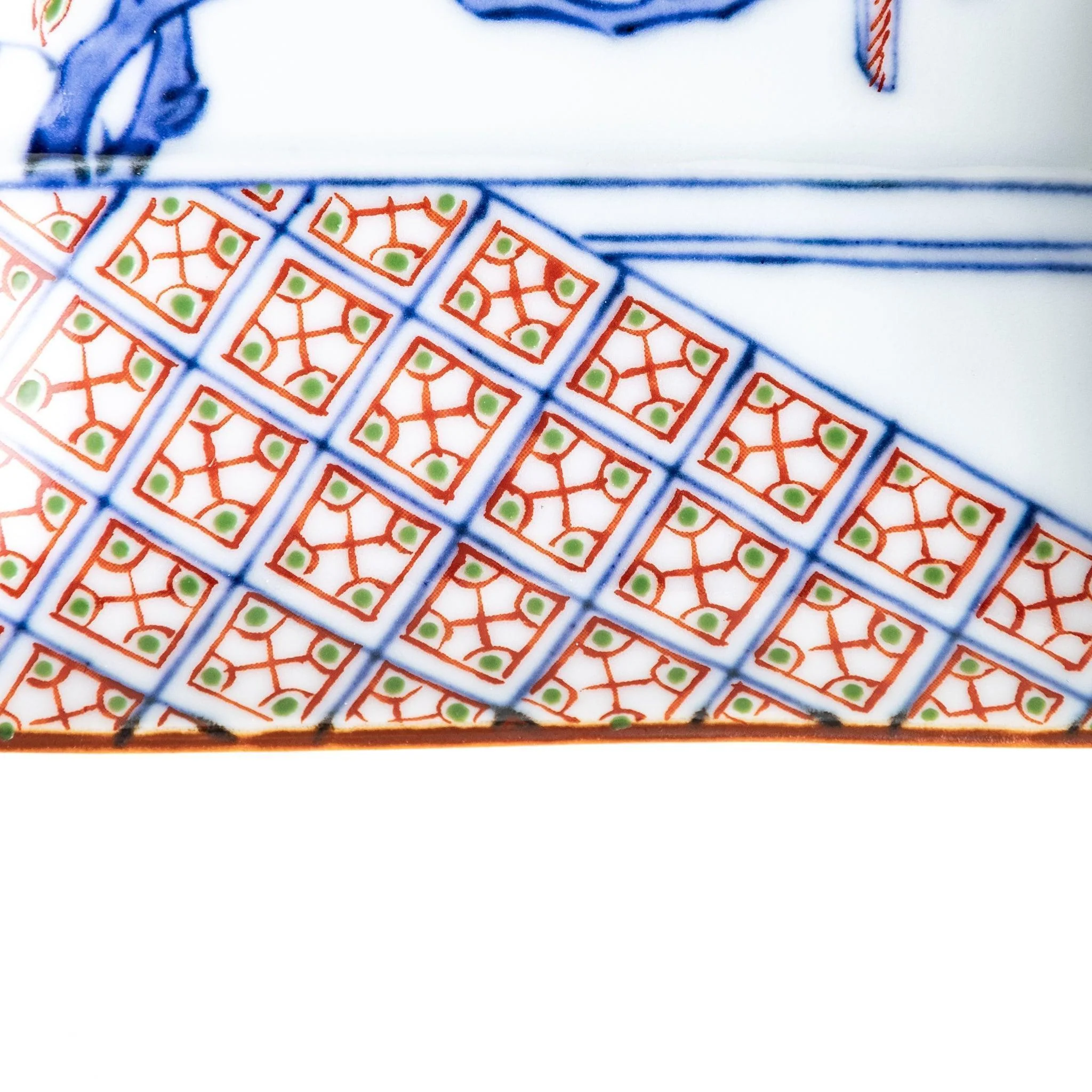 Gold Bird Lattice Rectangular Sauce Dish - Image 8