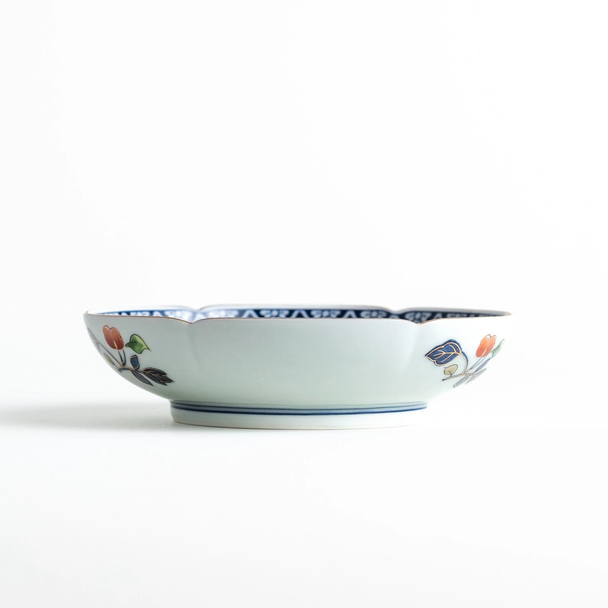 Gold Floral Dessert Plate - Image 4