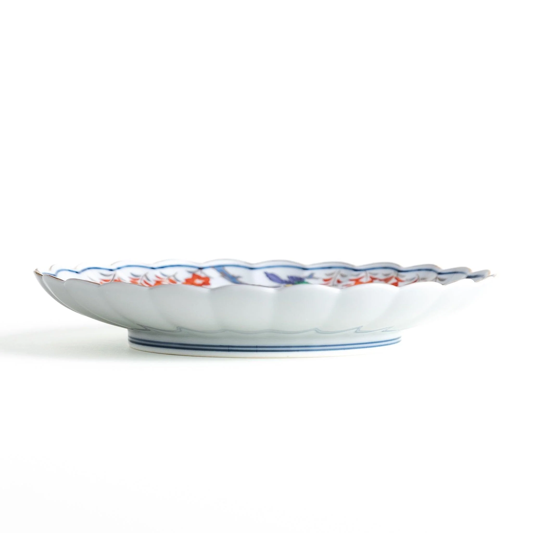 Graceful Blooms Scalloped Salad Plate - Image 4