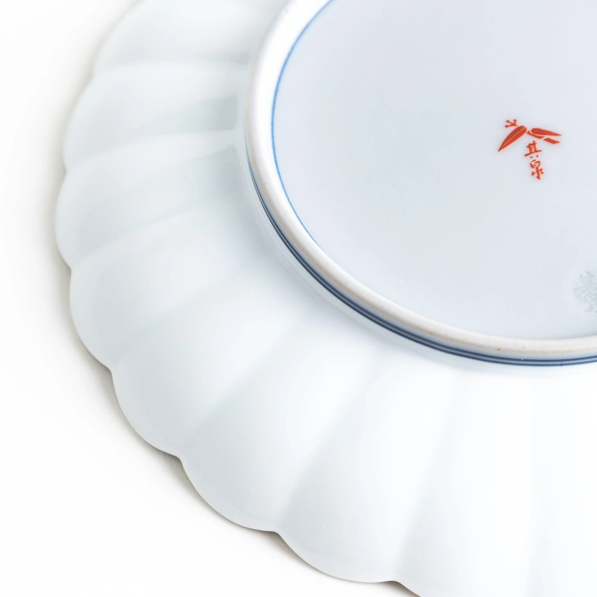 Graceful Blooms Scalloped Salad Plate - Image 9