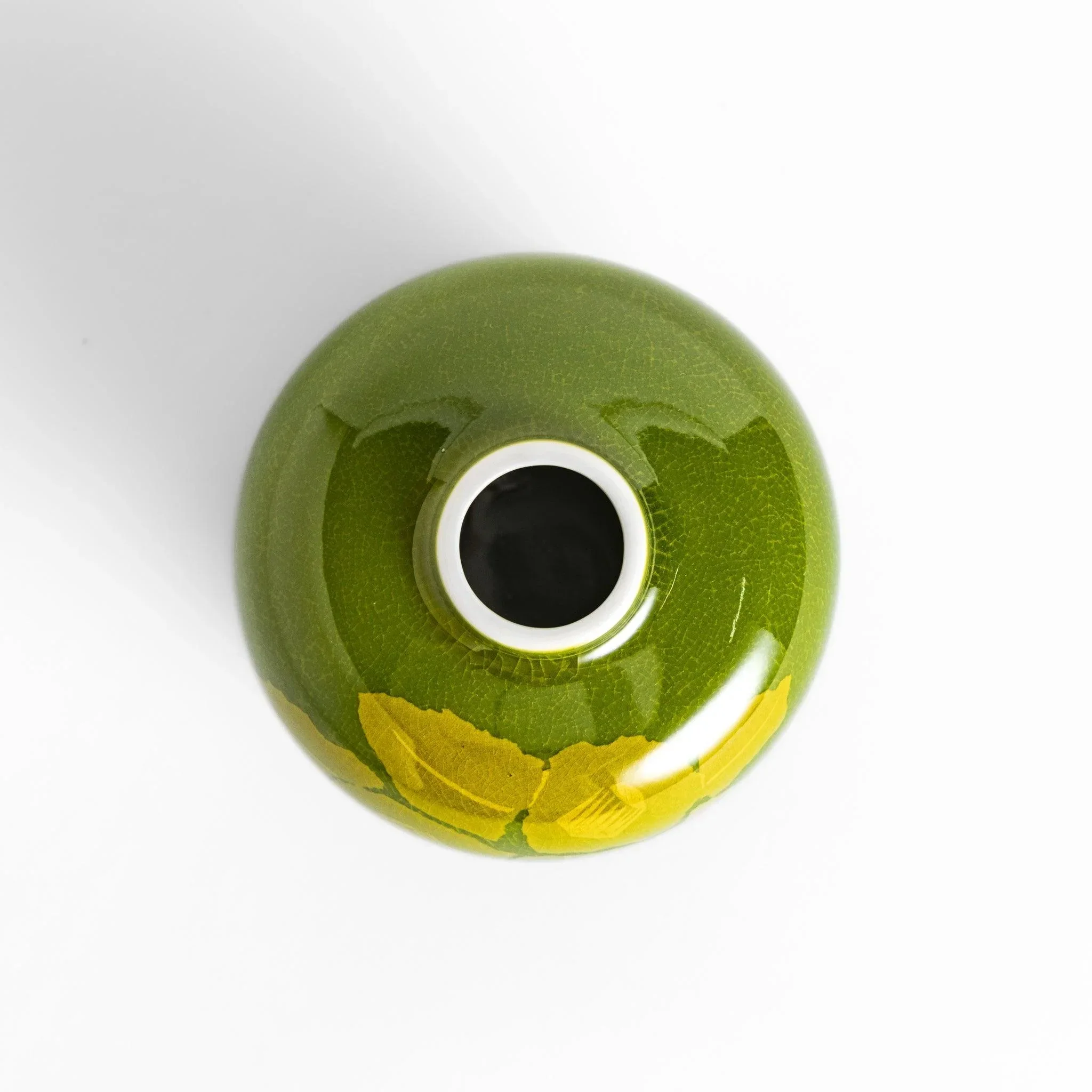 Green Camellia Bud Vase - Image 3