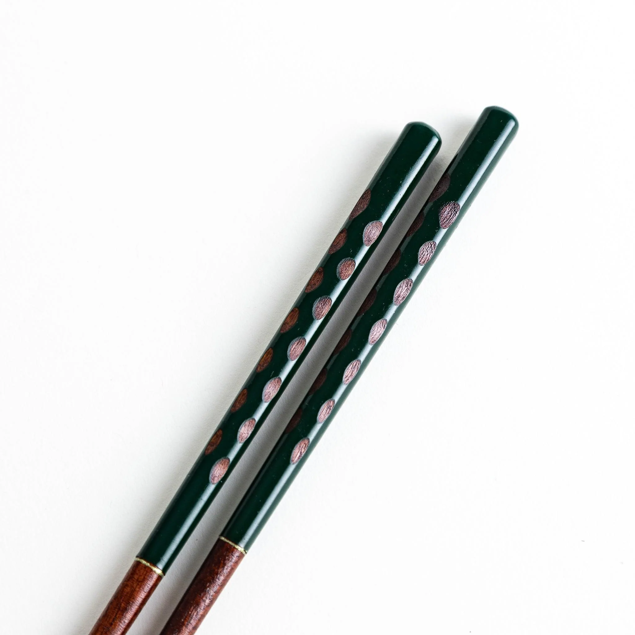 Green with Gold Line Chopsticks - Image 5