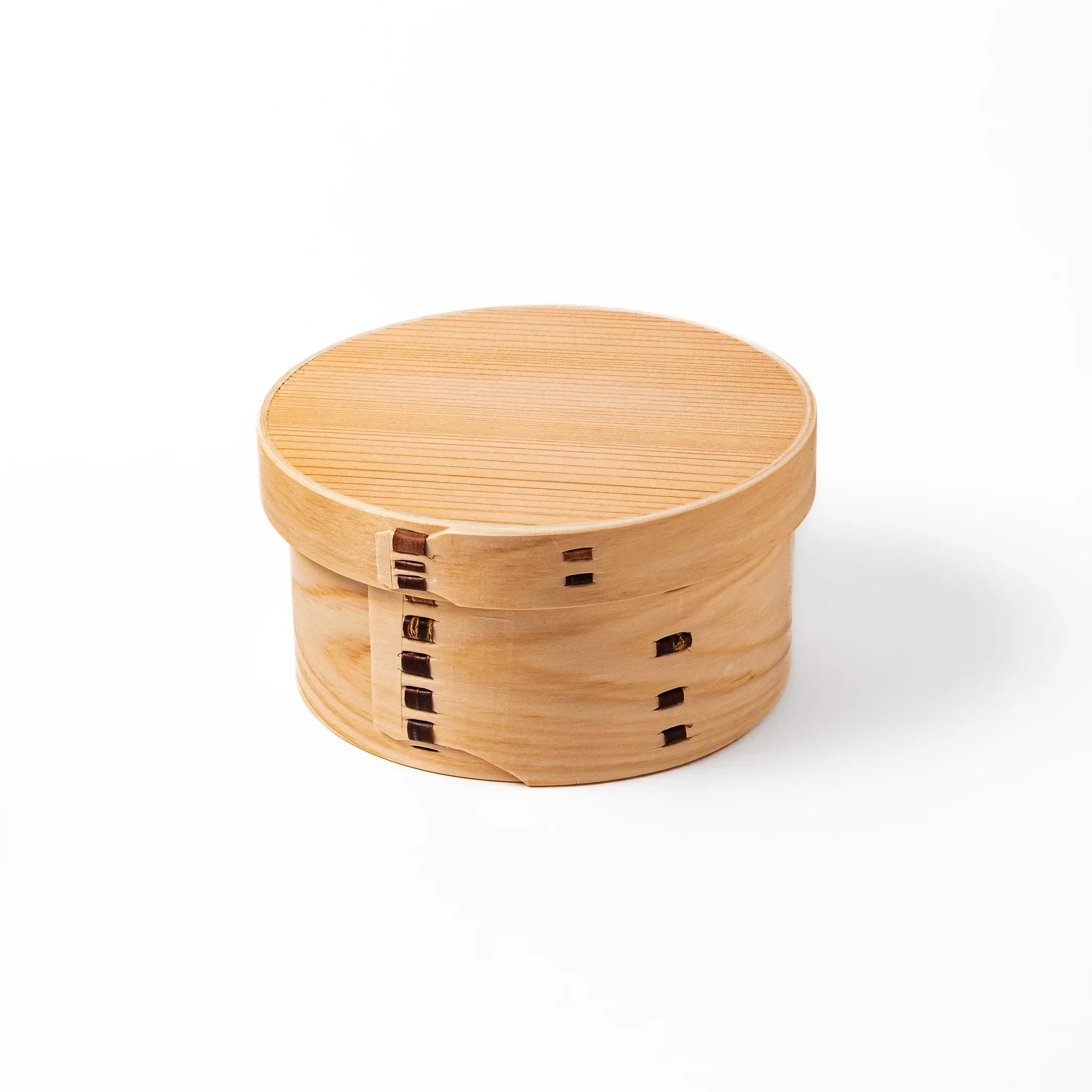 Handcrafted Round Hinoki Bento Box - Image 4