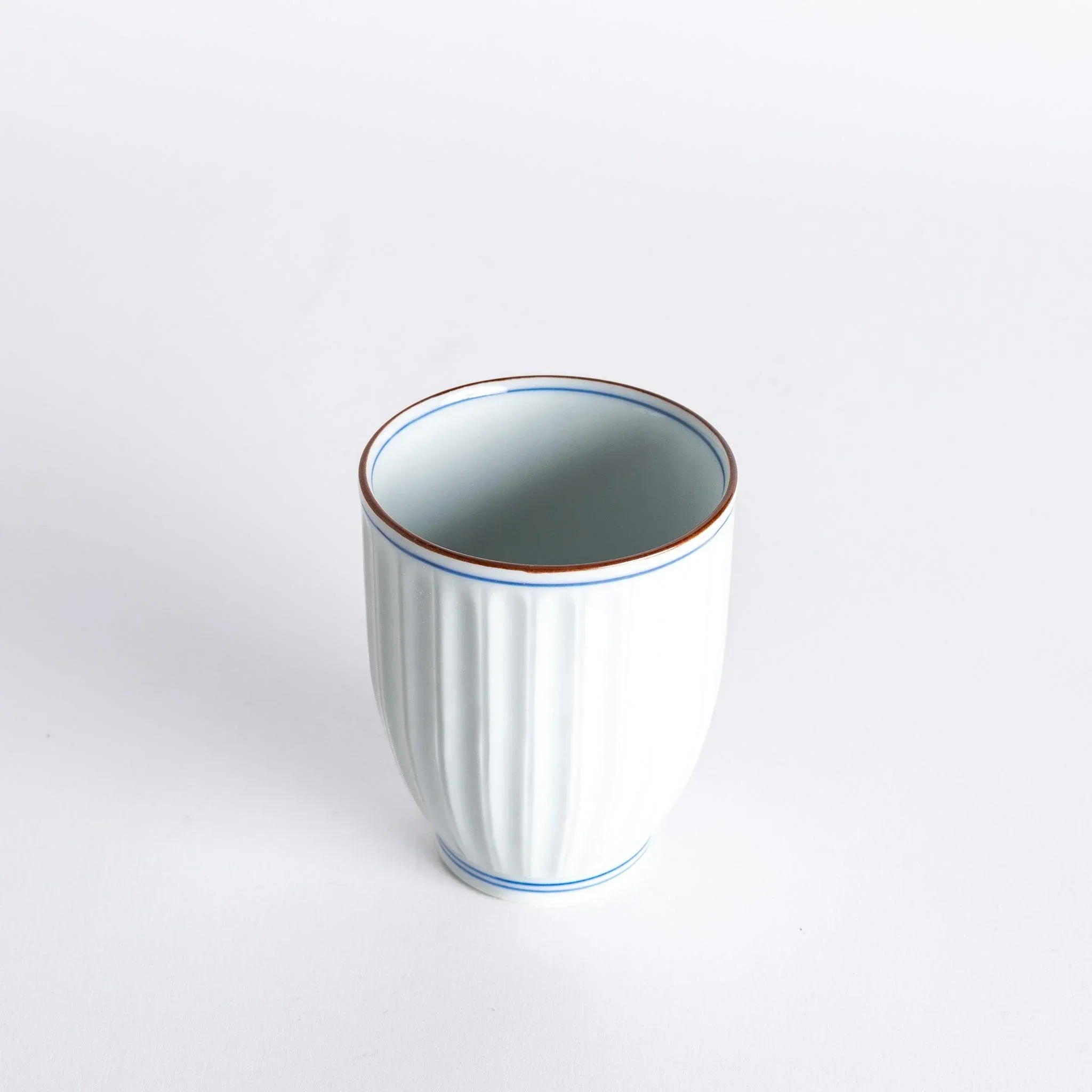 Ivory Fluted Tea Cup - Image 3