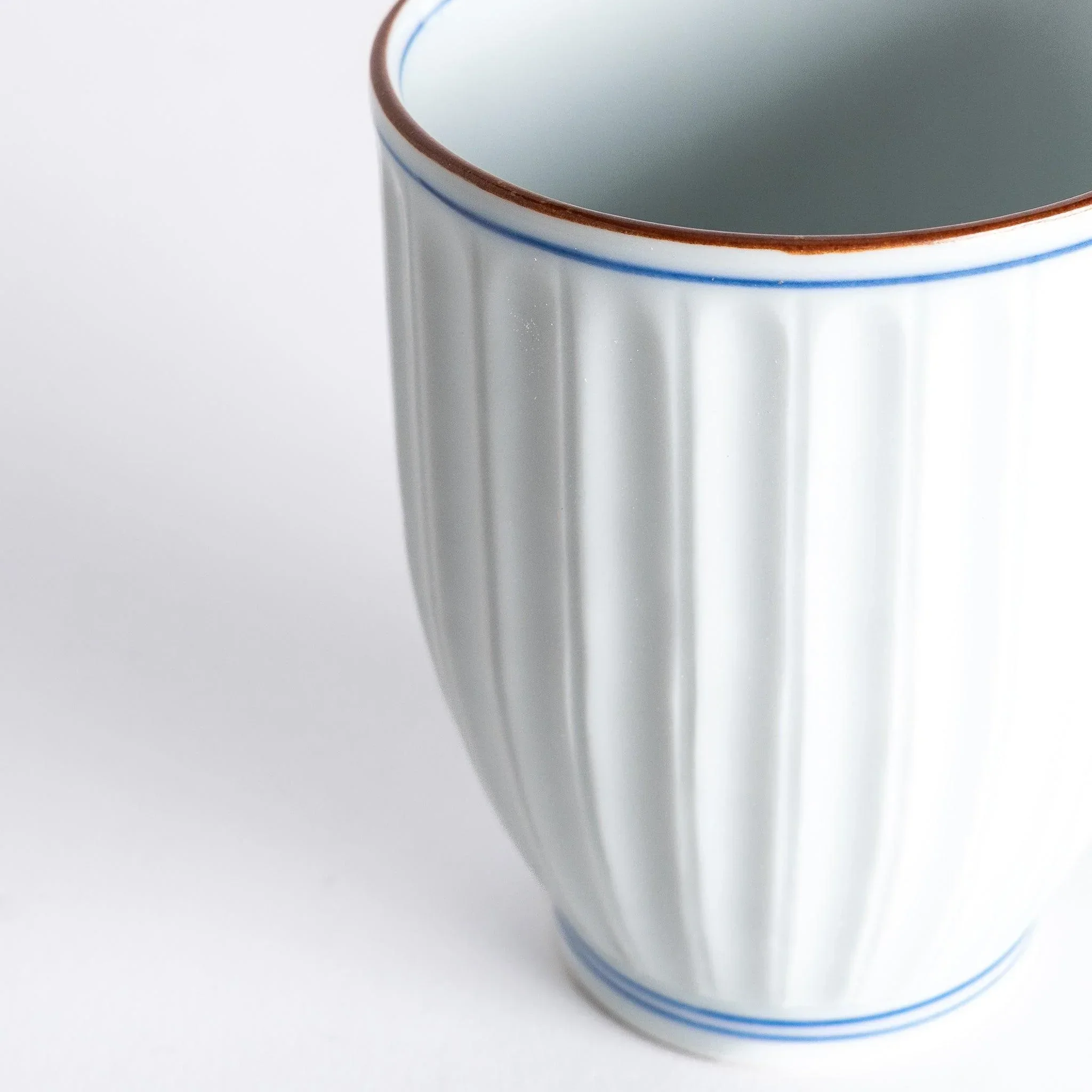Ivory Fluted Tea Cup - Image 4