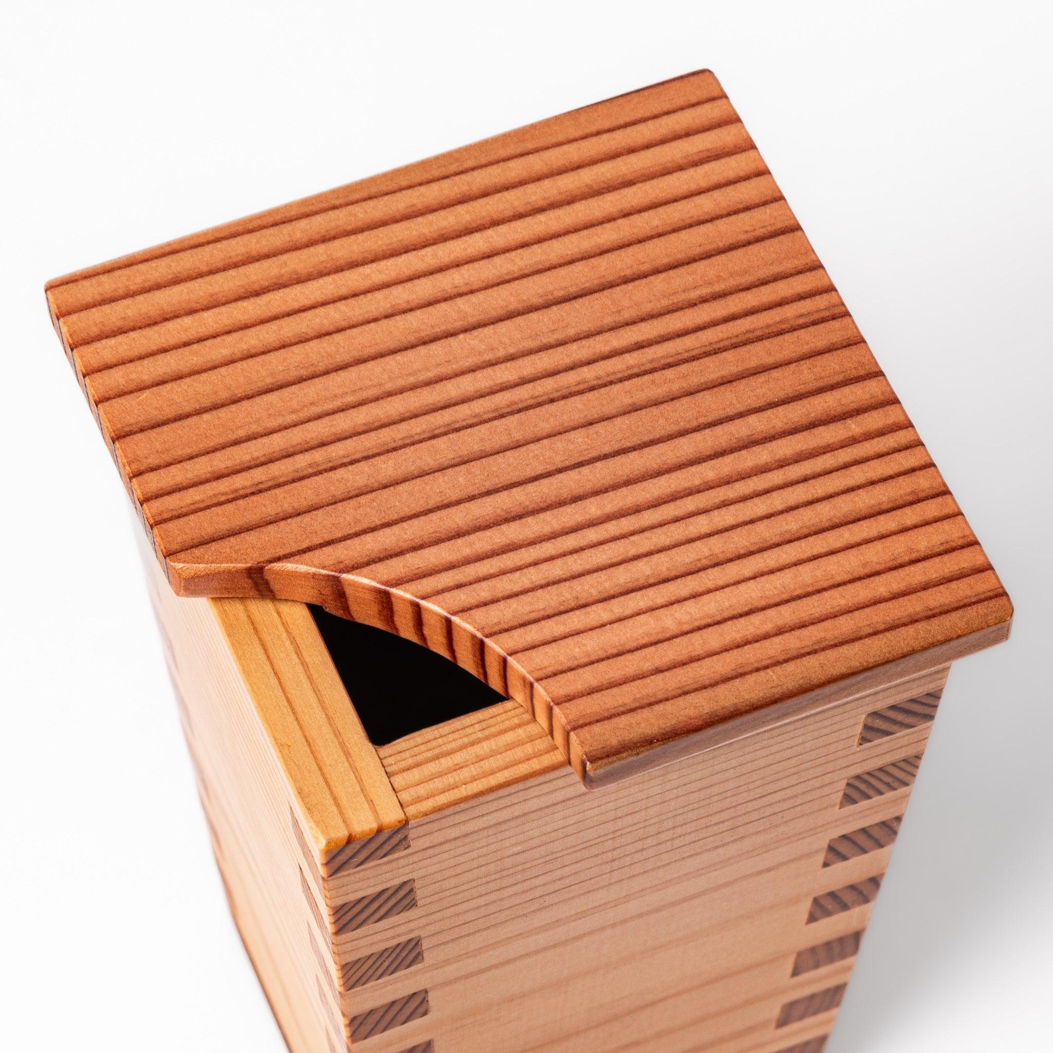 Japanese Cedar Sake Carafe with Lid - Image 5