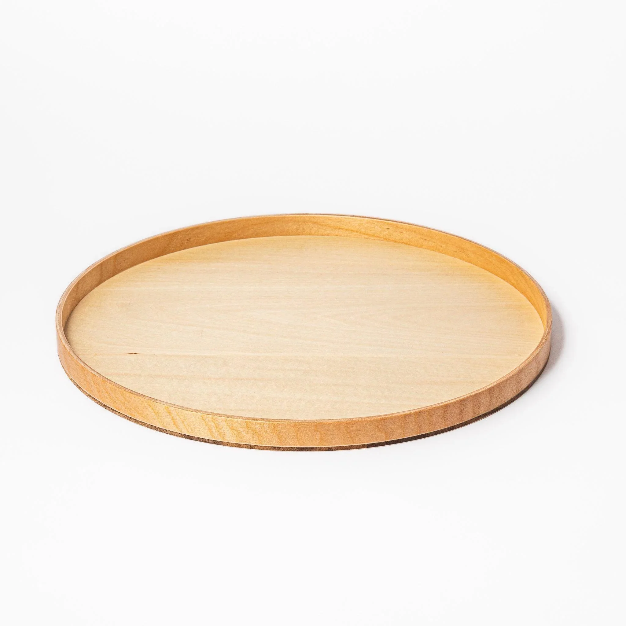 Japanese Round Wooden Tray - Image 3
