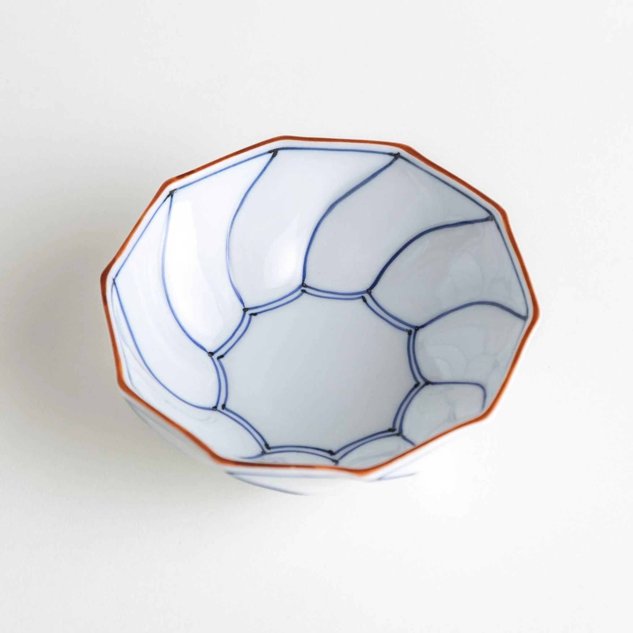 Lined Decagon Dessert Bowl - Image 3