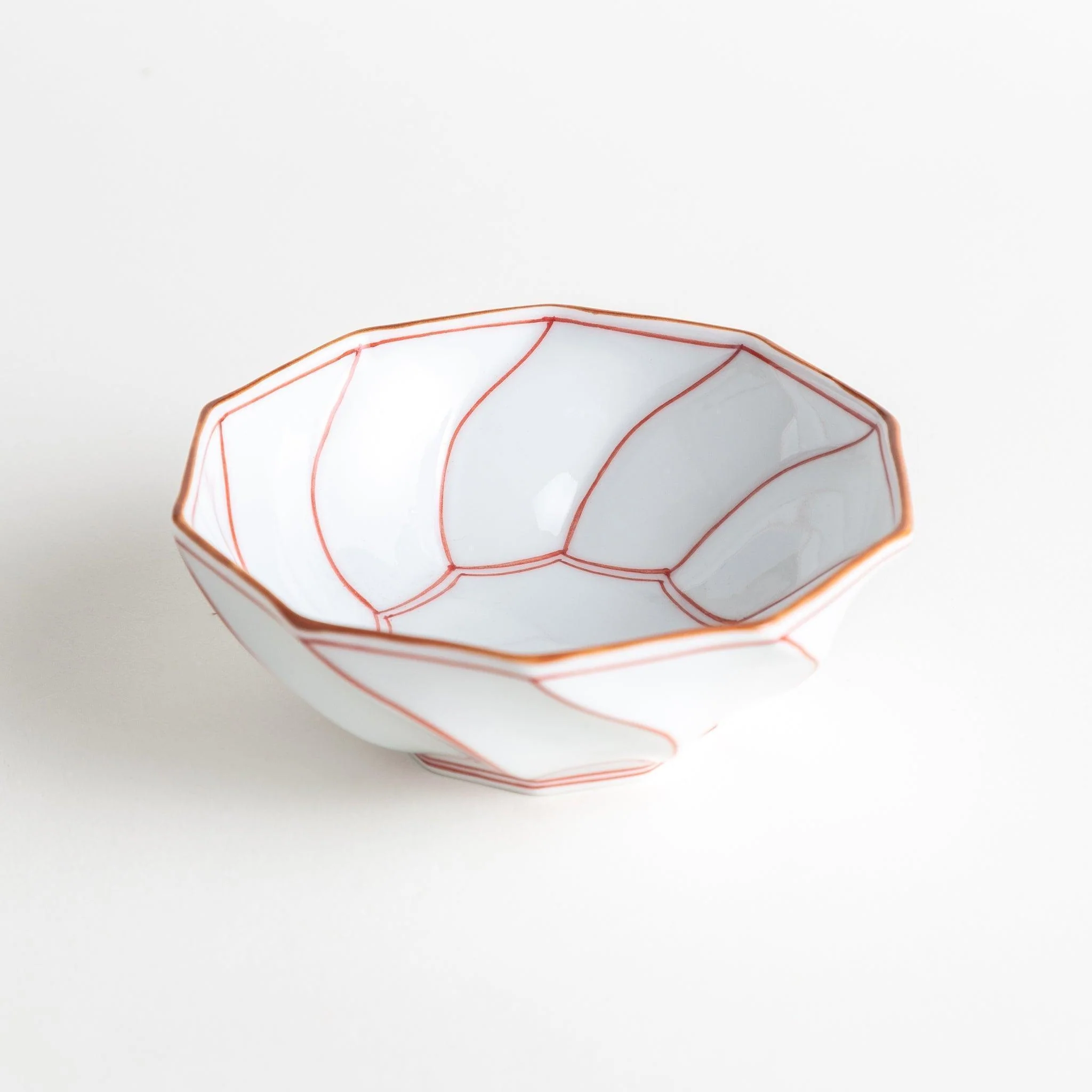 Lined Decagon Dessert Bowl - Image 8