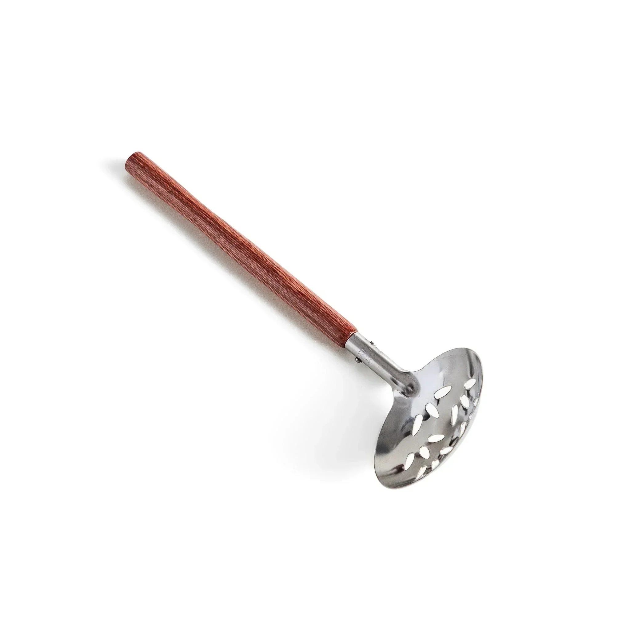 Perforated Soup Ladle with Wooden Handle - Image 5