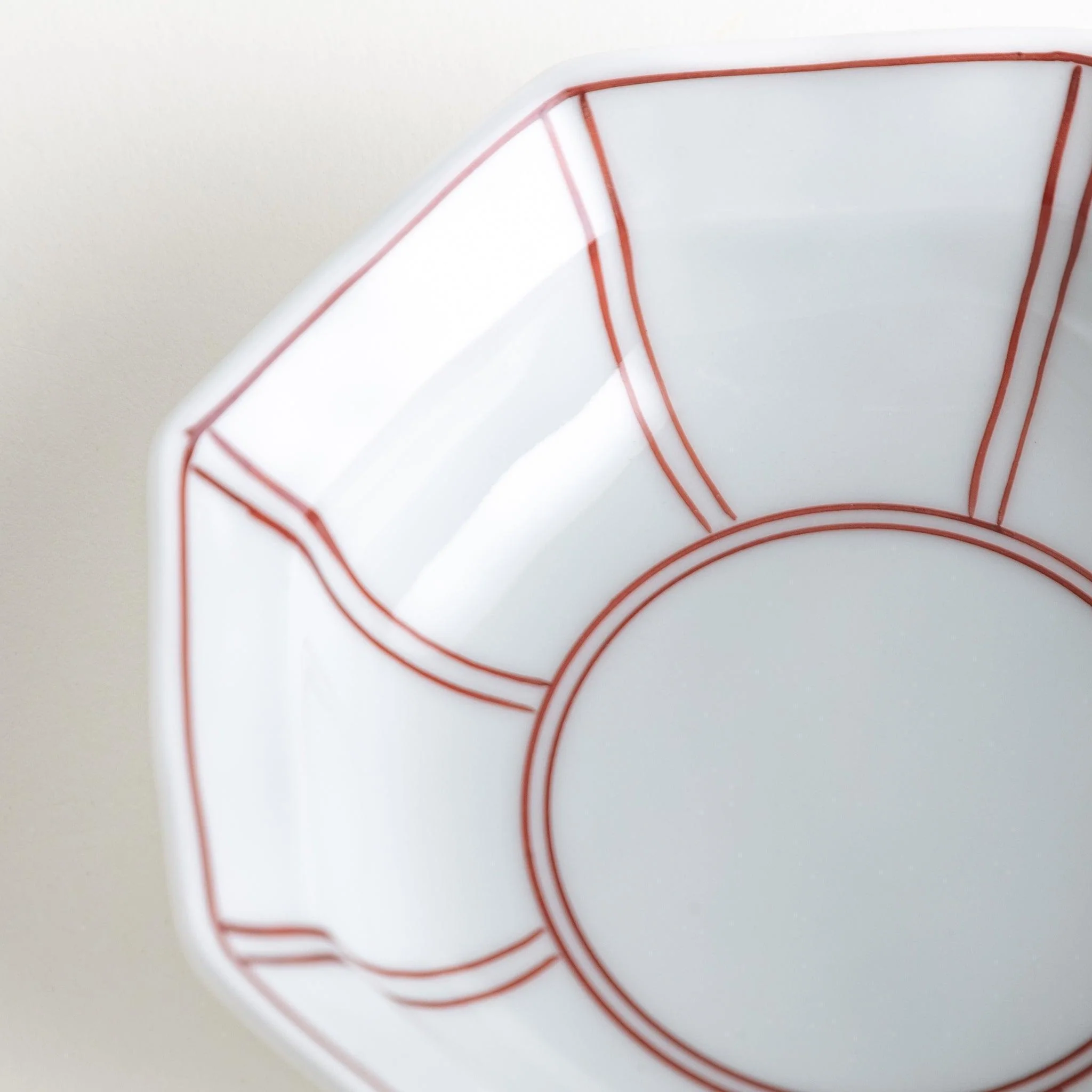 Octagon Framed Line Dessert Bowl - Image 10