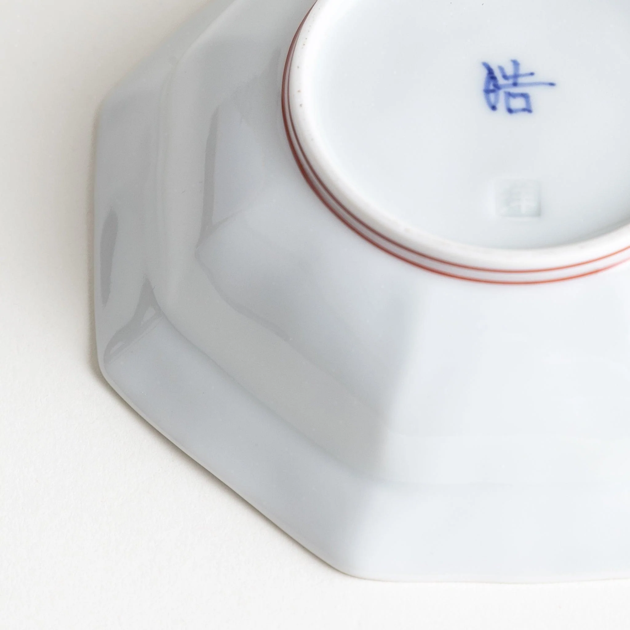 Octagon Framed Line Dessert Bowl - Image 12