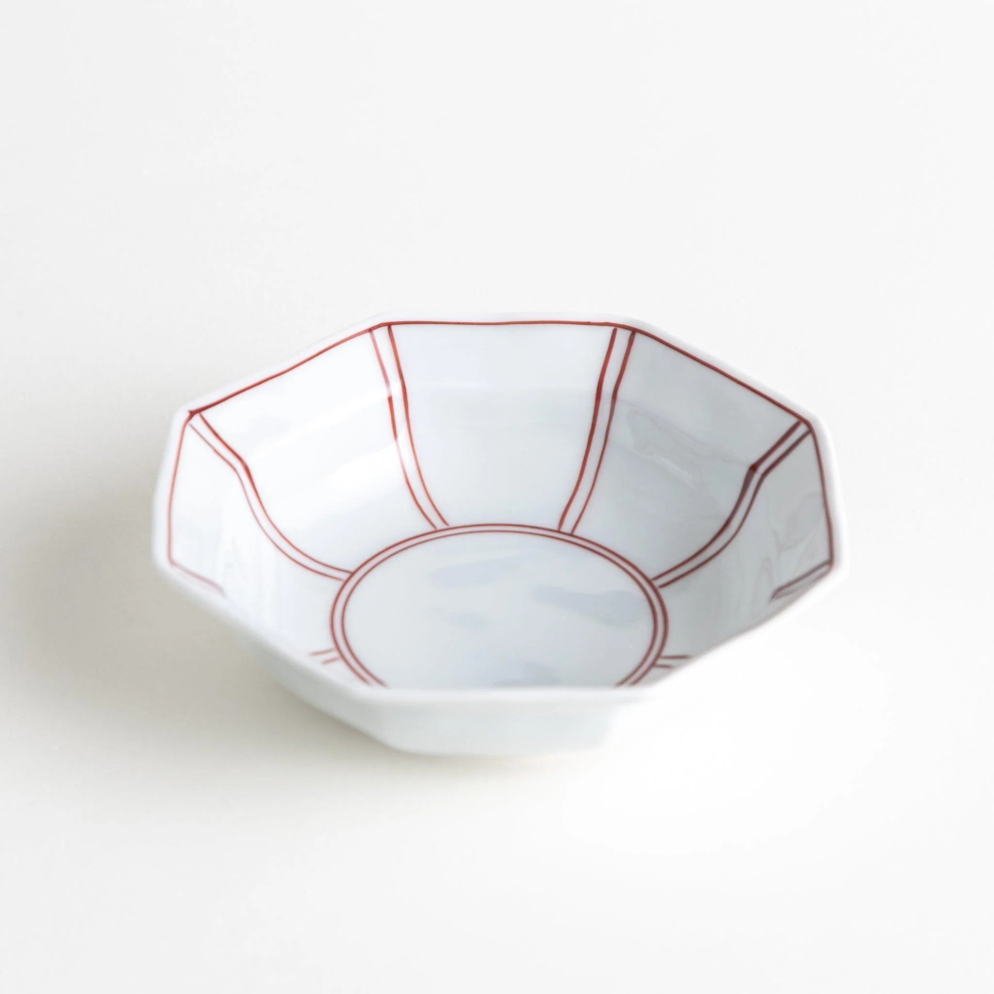Octagon Framed Line Dessert Bowl - Image 7
