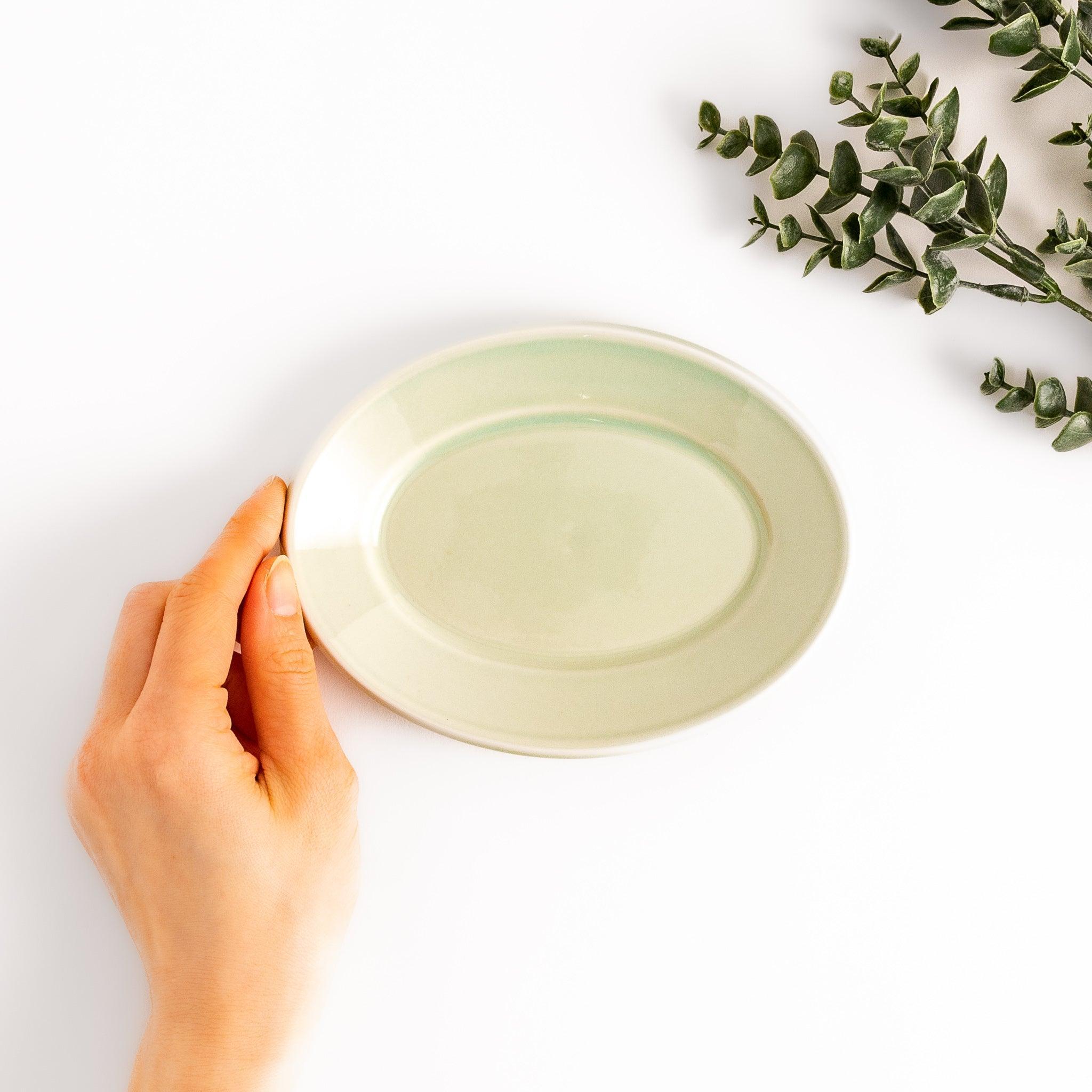 Pastel Serenity Oval Dessert Plate - Image 23