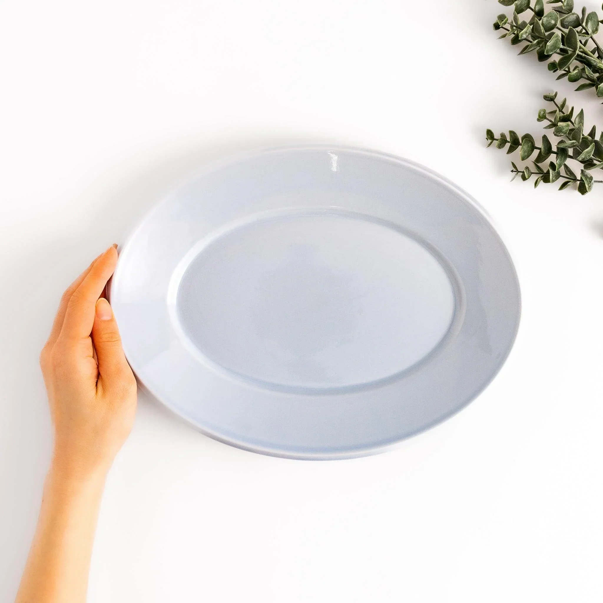 Pastel Serenity Oval Dinner Plate - Image 13