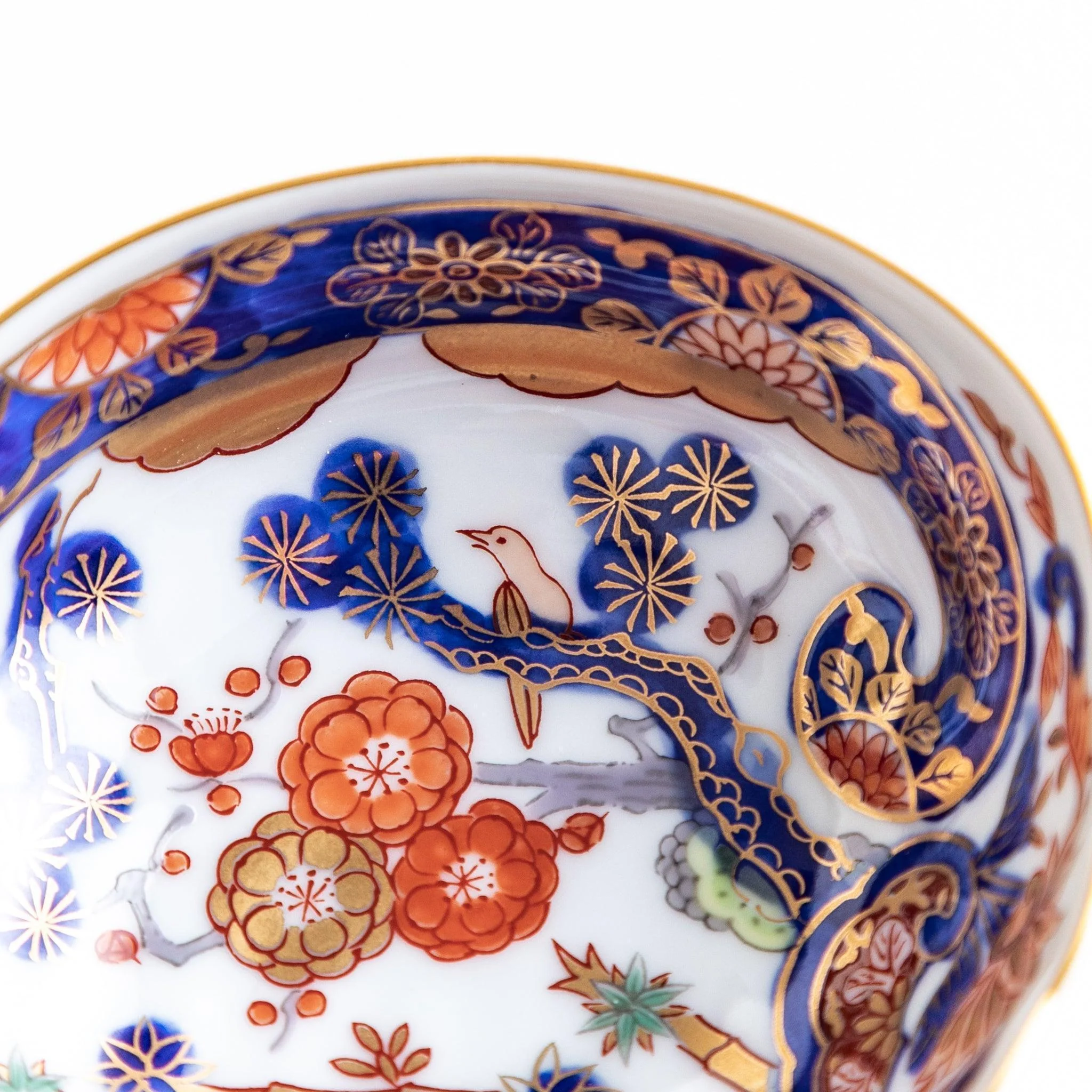 Pine Bamboo Plum with Bird Condiment Bowl - Image 5